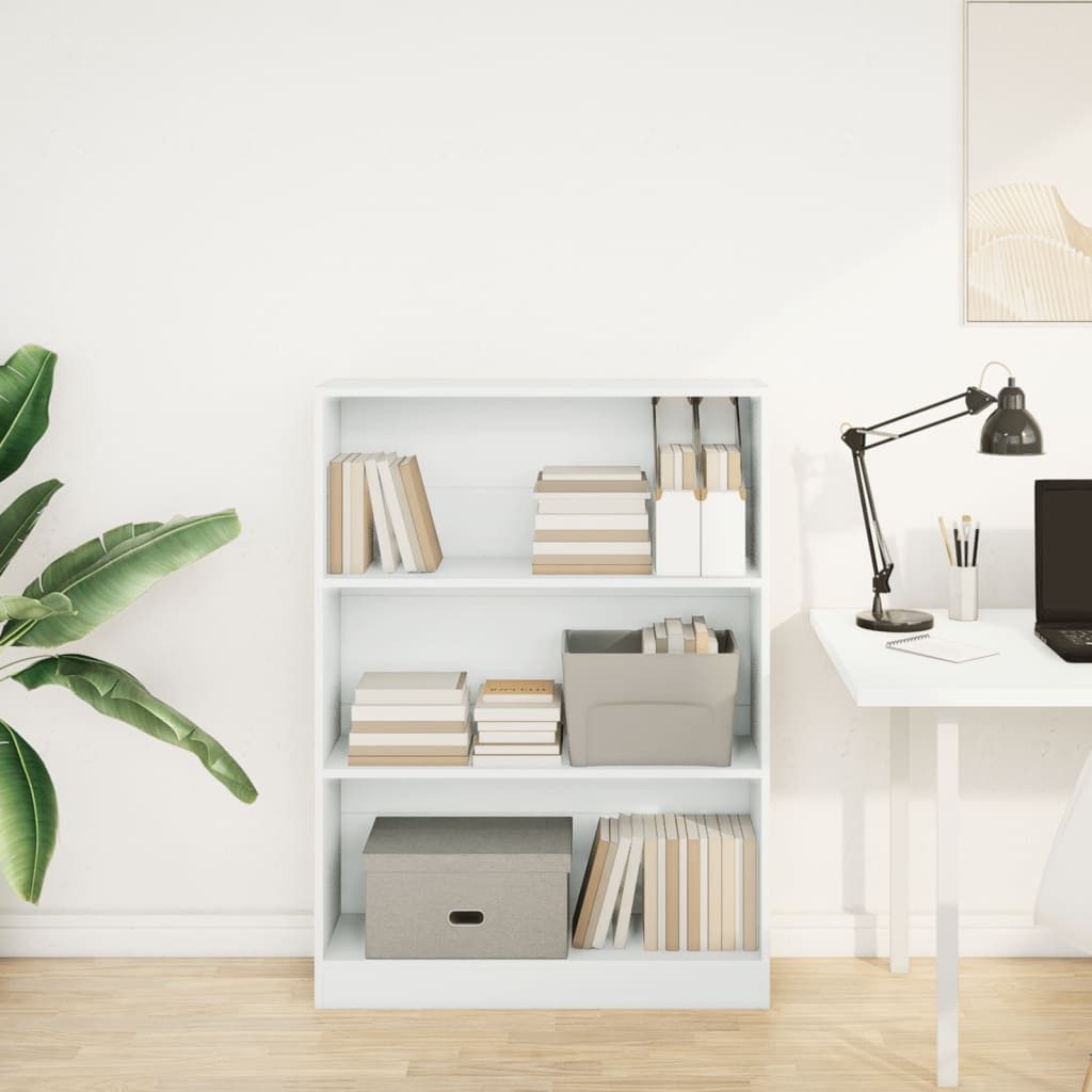 vidaXL Bücherregal Bücherregal Weiß 80x24x109 cm günstig online kaufen