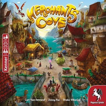 Pegasus Spiele Spiel, Familienspiel Merchants Cove, Brettspiel, für 1-4 Spieler, ab 10..., Strategiespiel