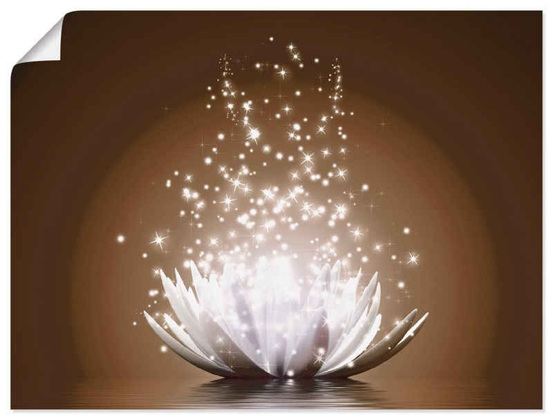 Artland Wandbild »Magie der Lotus-Blume«, Blumen (1 St)
