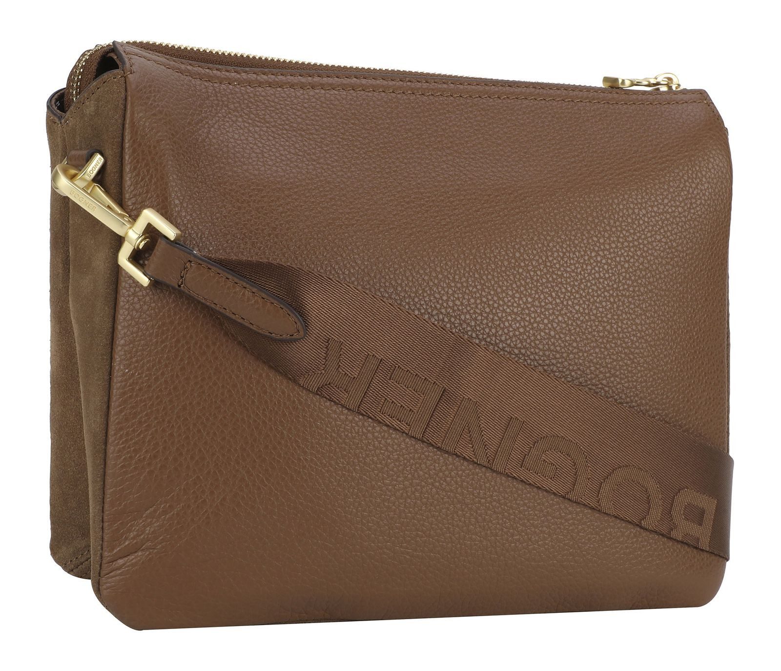 BOGNER Schultertasche Gulia Shoulderbag, aus echtem Rindsleder