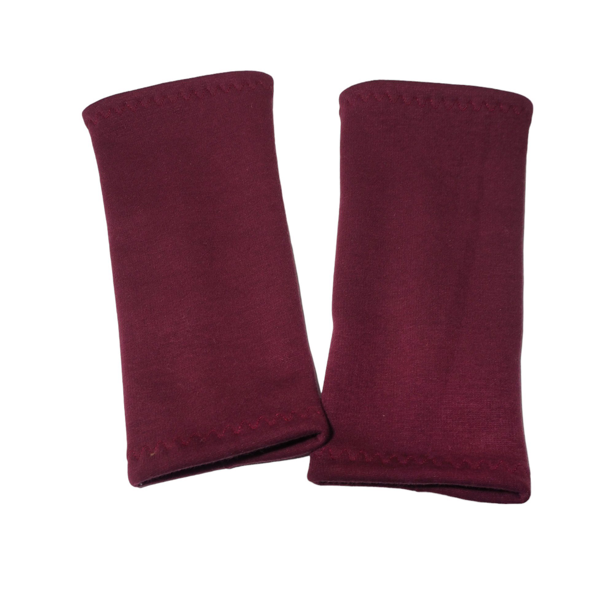 Britta Meier Armstulpen Konisch gearbeitete Pulswärmer aus kuscheligen Alpen-Fleece Uni-Farben Pulswärmer, Gelenkwärmer, Armstulpen