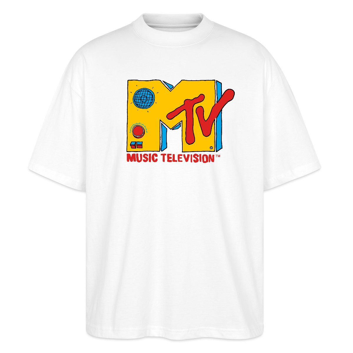 T-Shirt MTV Music Television Radio-Logo Oversize Unisex T-Shirt