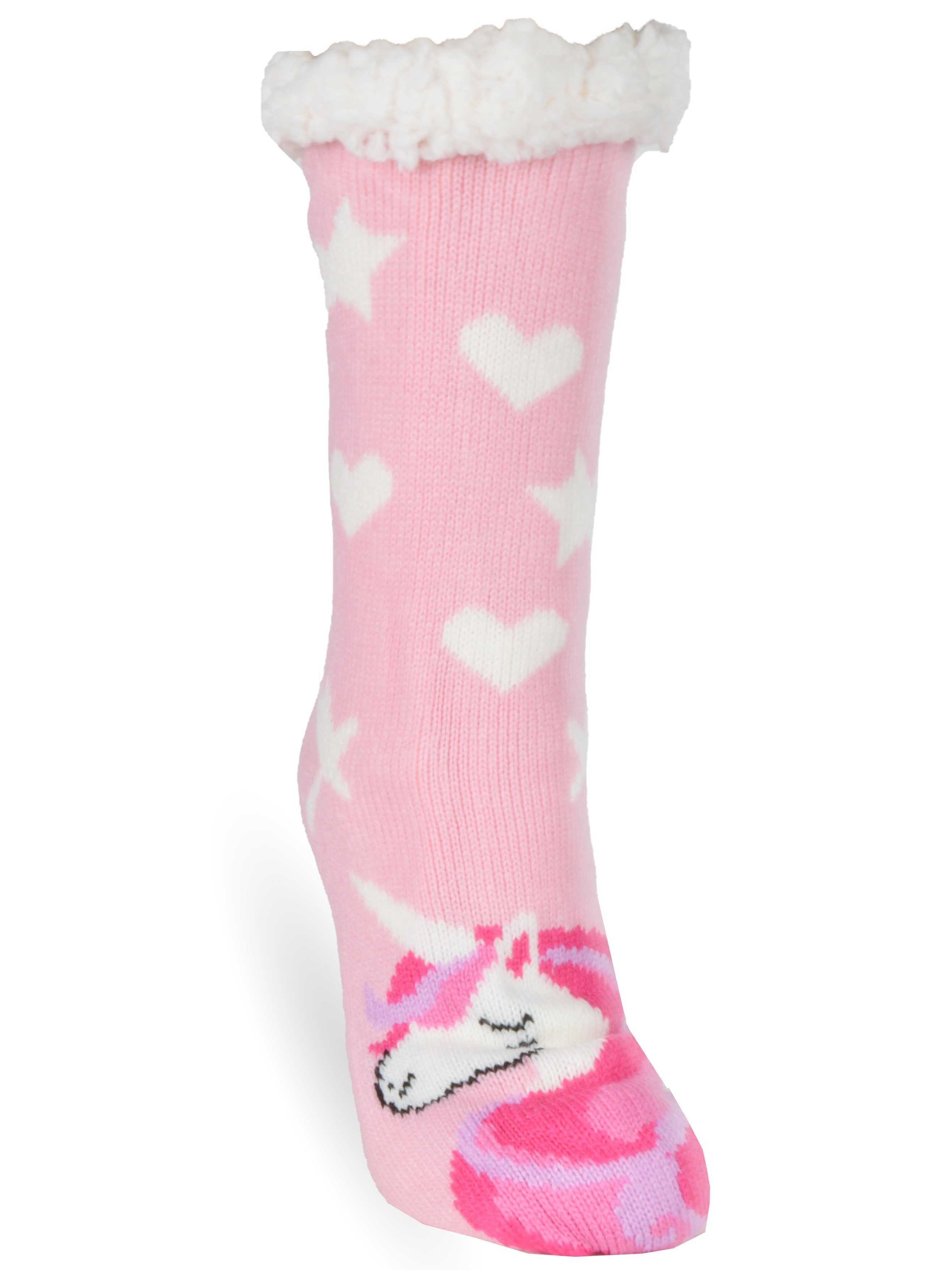 Frostfighter Thermosocken Hüttensocken (1 Paar) ABS-Sohle, Innenfutter, Мягкие носочки, Носки для дома