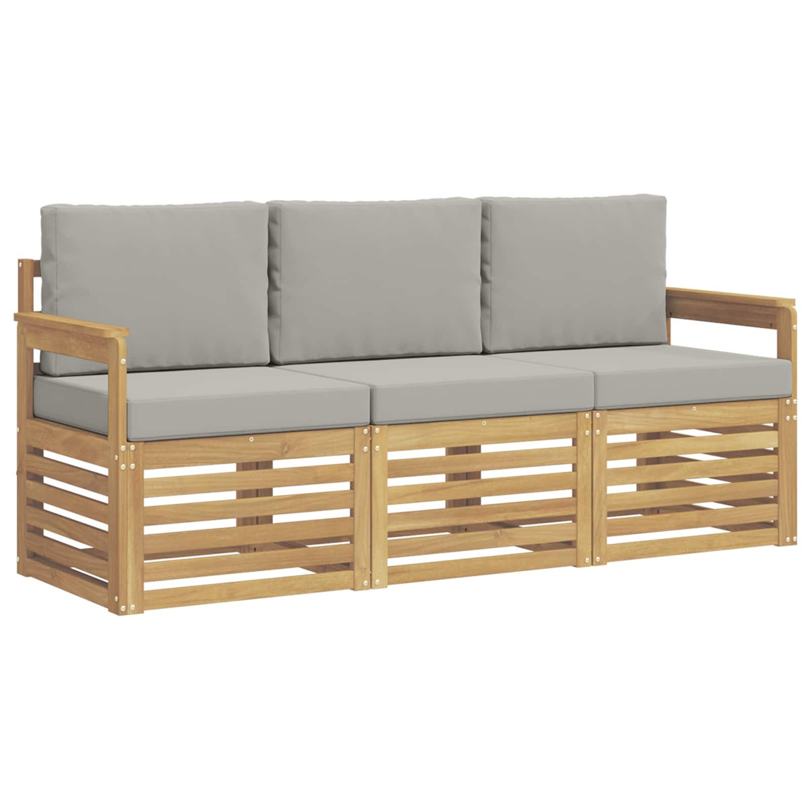 vidaXL Gartensofa Sofagarnituren 3 stk., 3 Teile