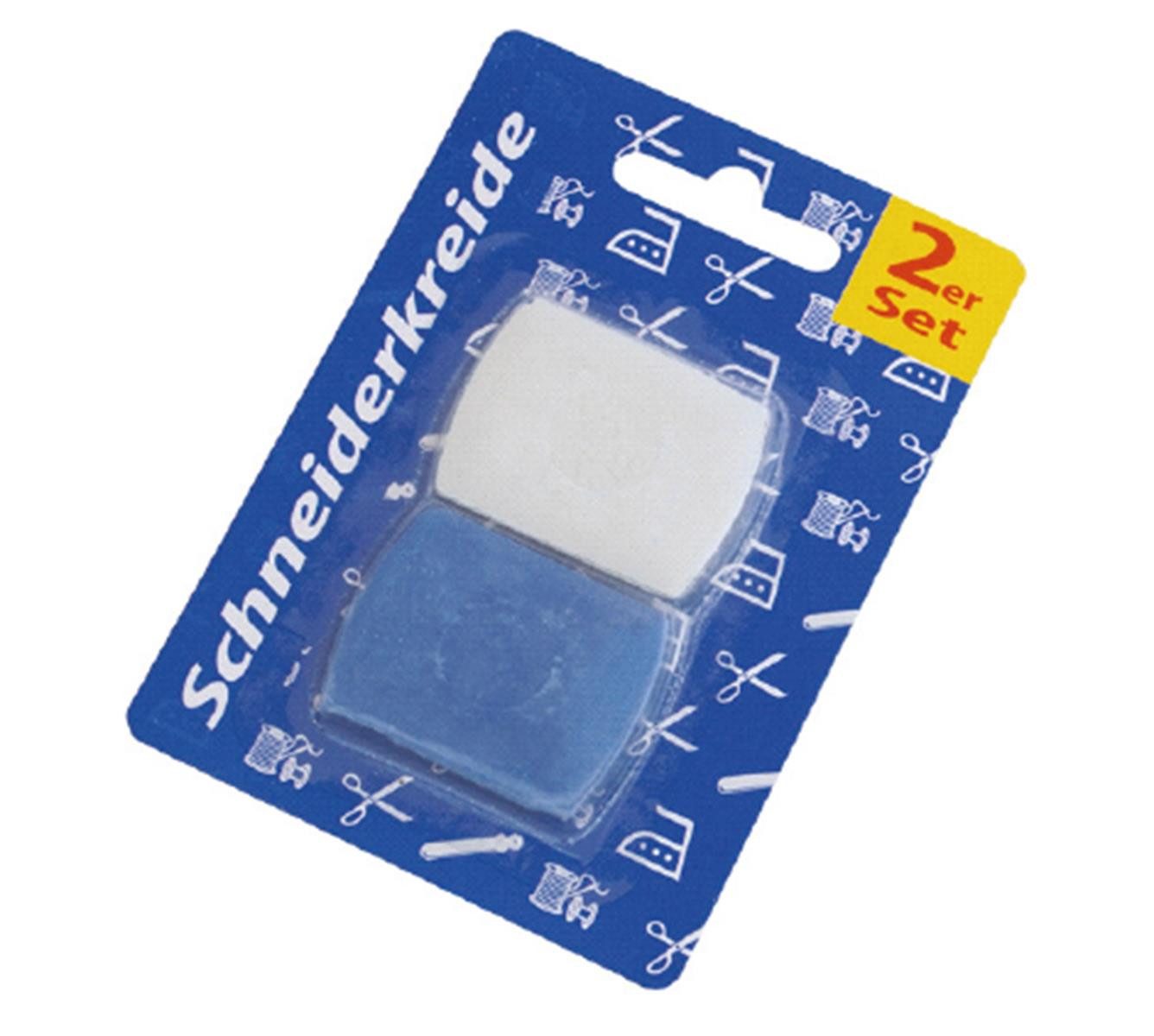Kreidemarker Schneiderkreide Set weiß - 2 Stück Nähkreide Stoffmarkierer