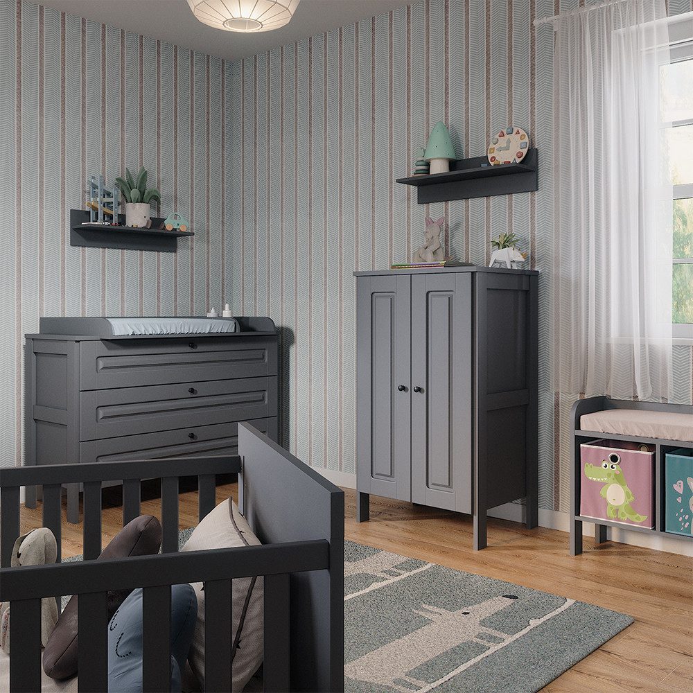 VitaliSpa® Kleiderschrank Ajaton, Grau, 70 x 120.6 cm günstig online kaufen