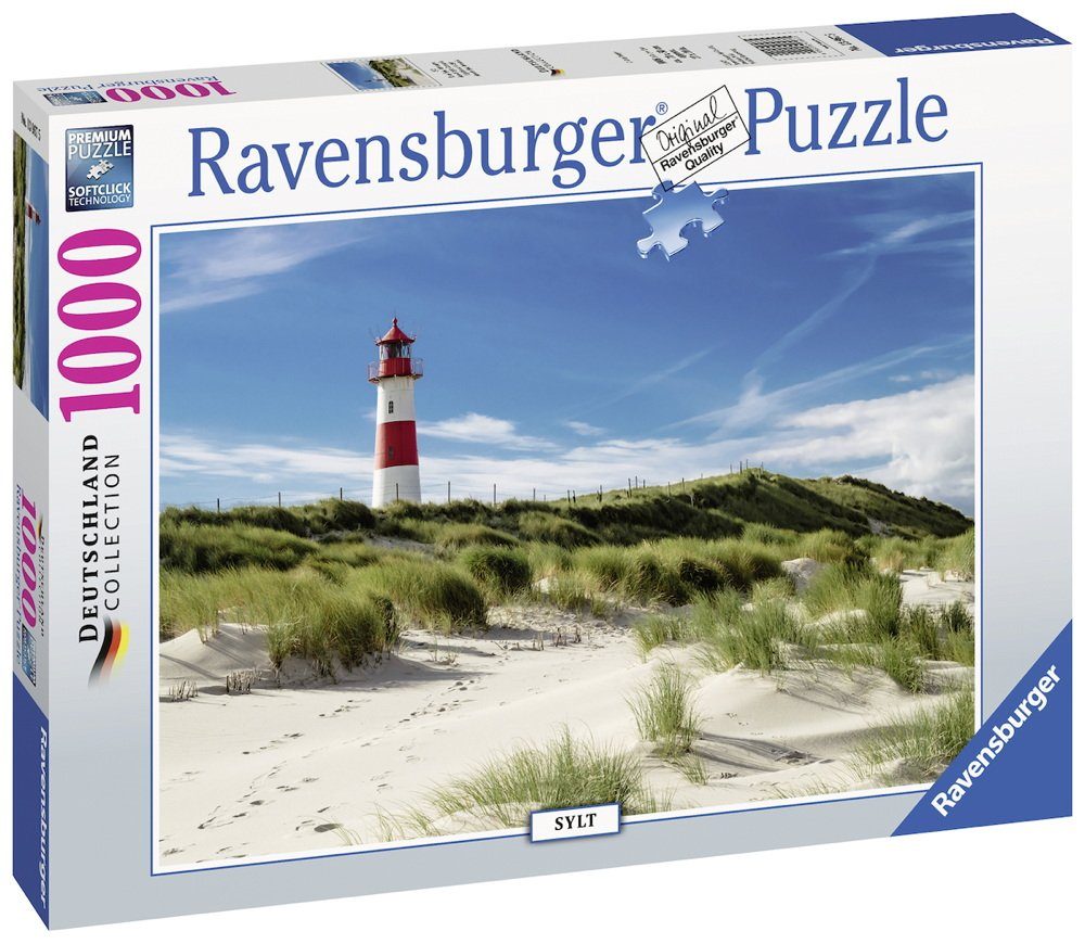 Ravensburger Puzzle 1000 Teile Puzzleteile Puzzle Sylt Ravensburger 13967, 1000