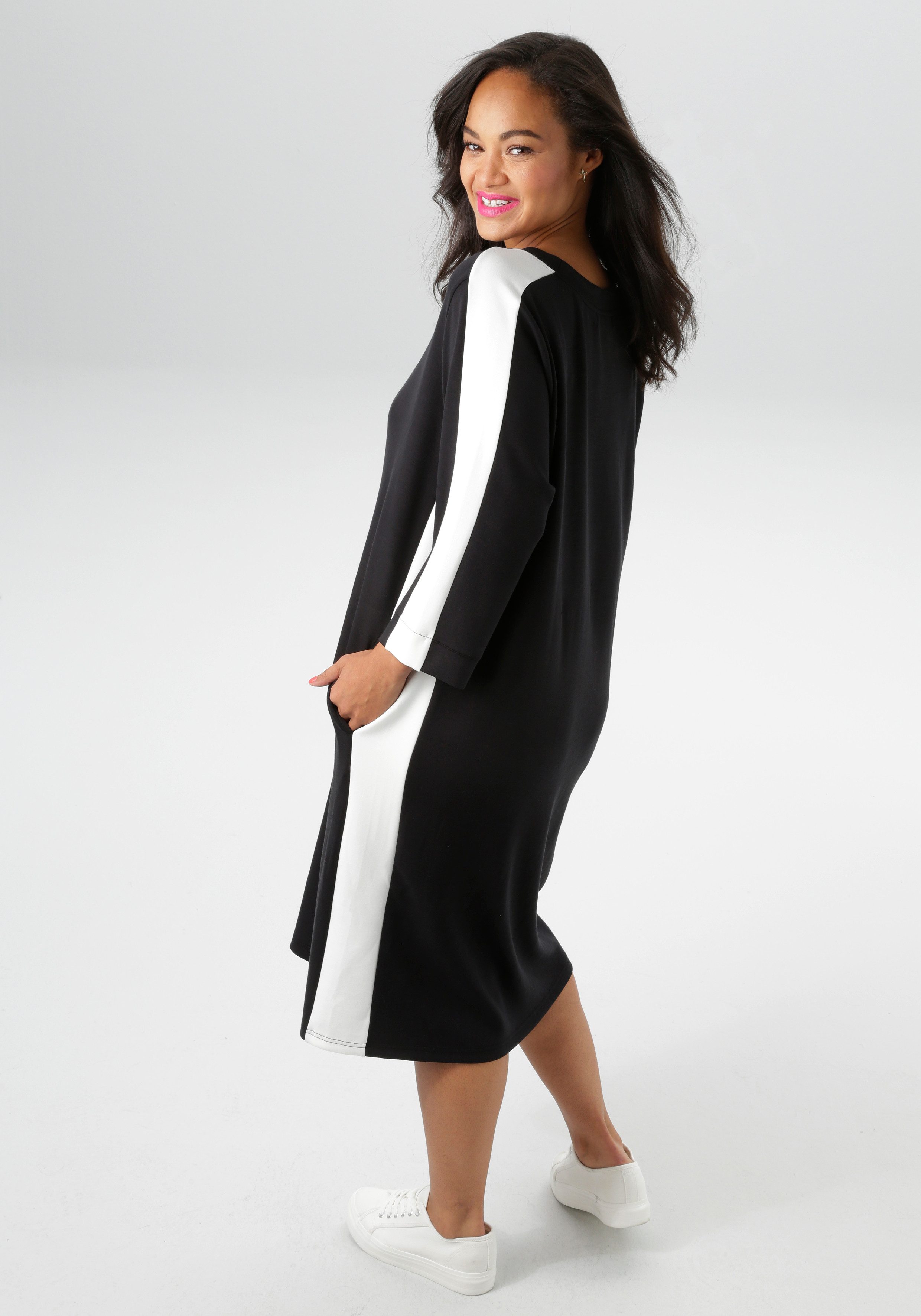 Aniston PLUS Sweatkleid aus super weichen, günstig online kaufen