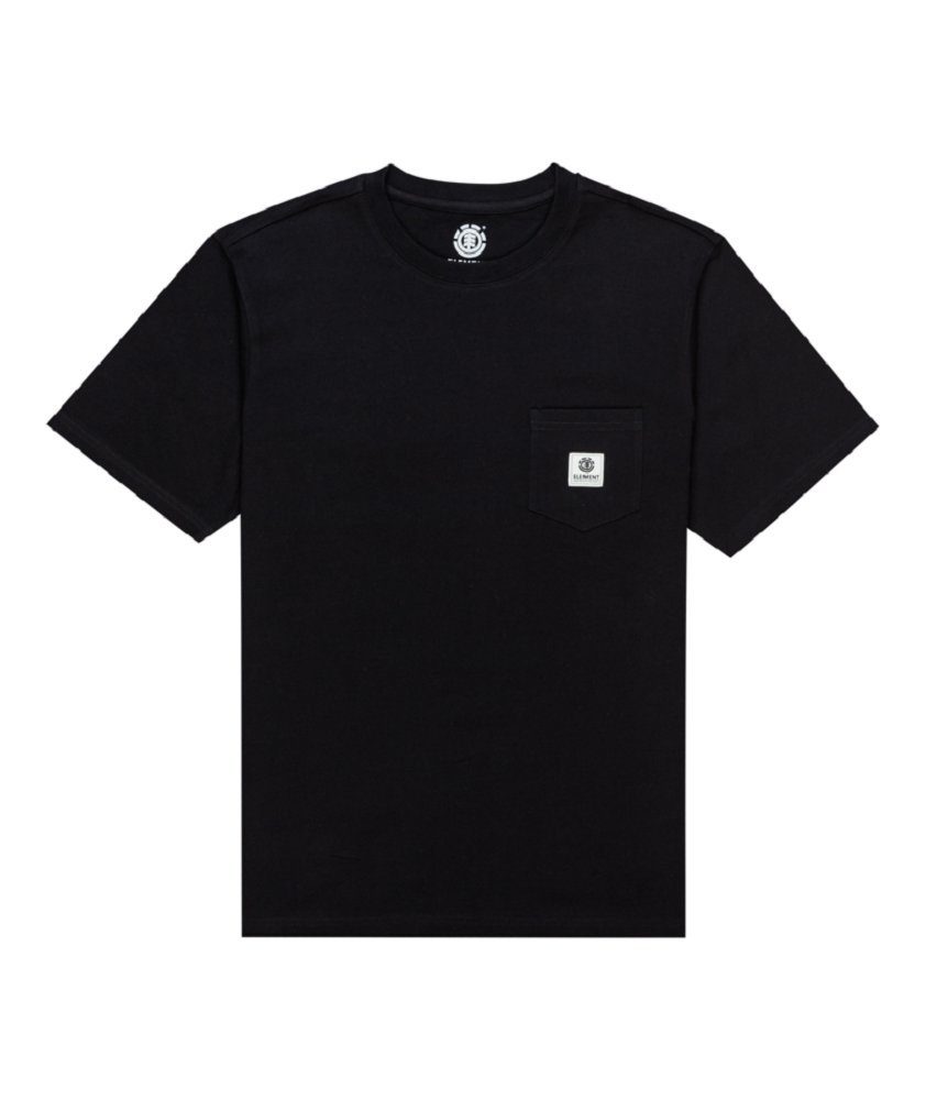 Element T-Shirt Element Herren T-Shirt Basic Pocket Label Adult flint black