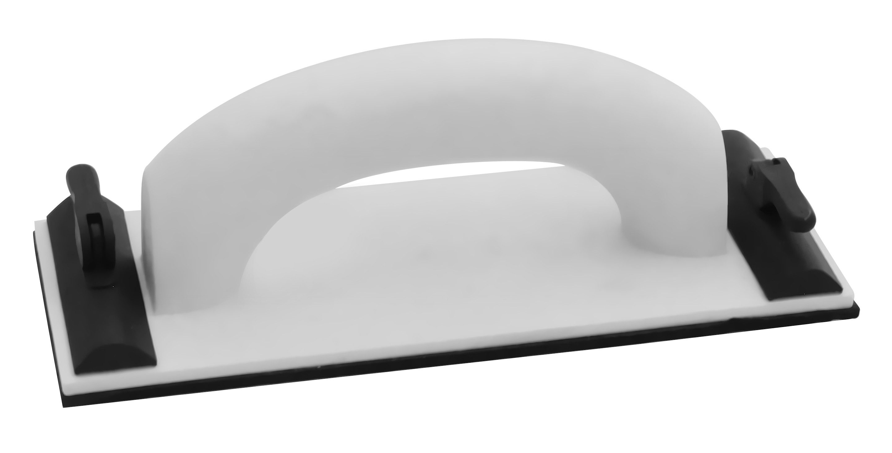 TECTOOL Handschleifer HANDSCHLEIFER MIT SCHNELLVERSCHLUSS, 240X85MM, (Packung, 1 tlg., 1 Handschleifer), Moosgummibelag