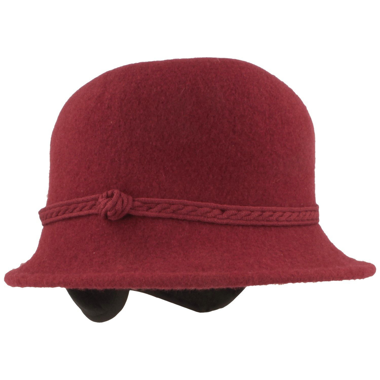 Mayser Fischerhut Knautschbarer Walkhut "Susanne" mit Ohrenschutz aus 100% Wolle