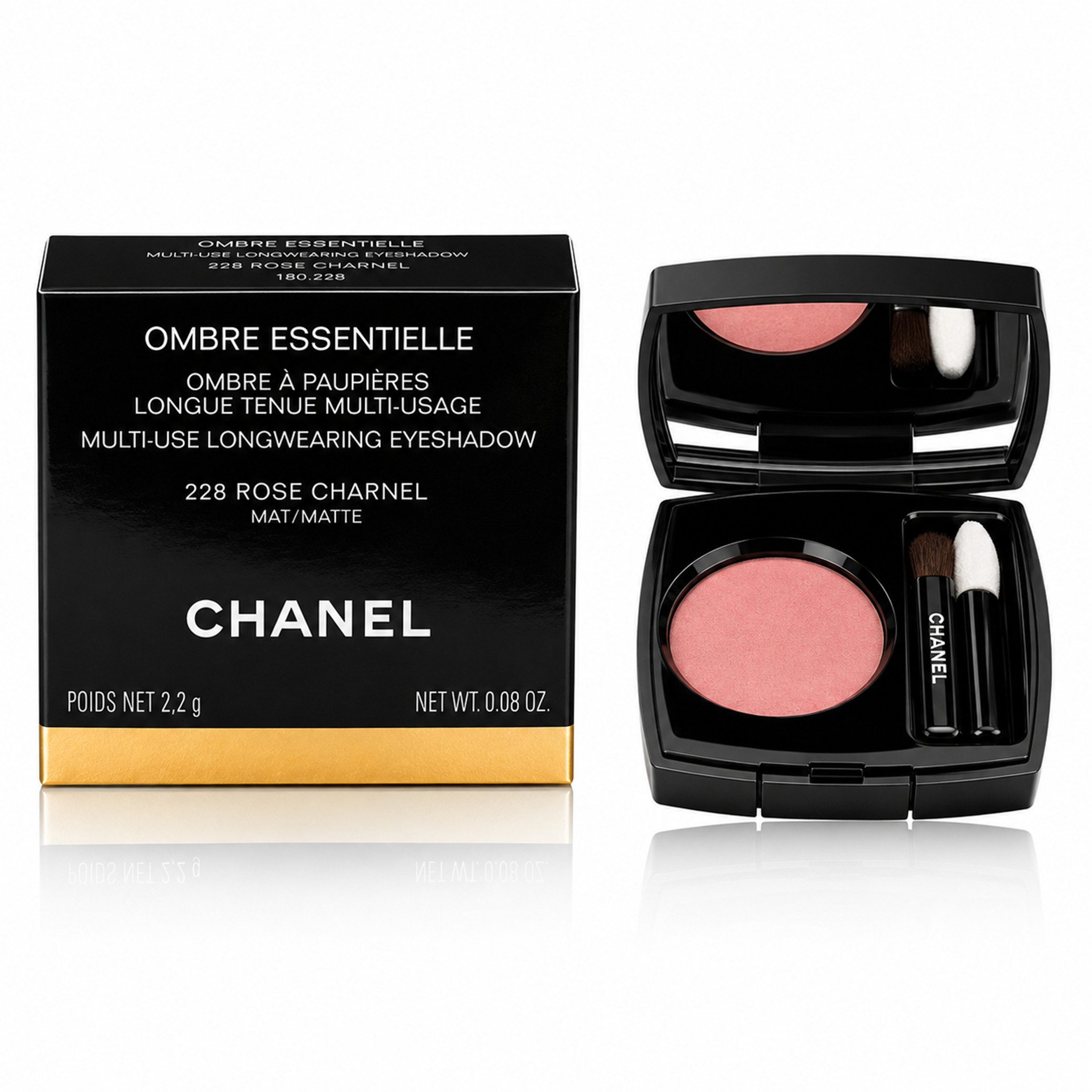 CHANEL Lidschatten Chanel Ombre Essentielle Multi-Use Longwear 228 Rose Charnel Eyeshadow