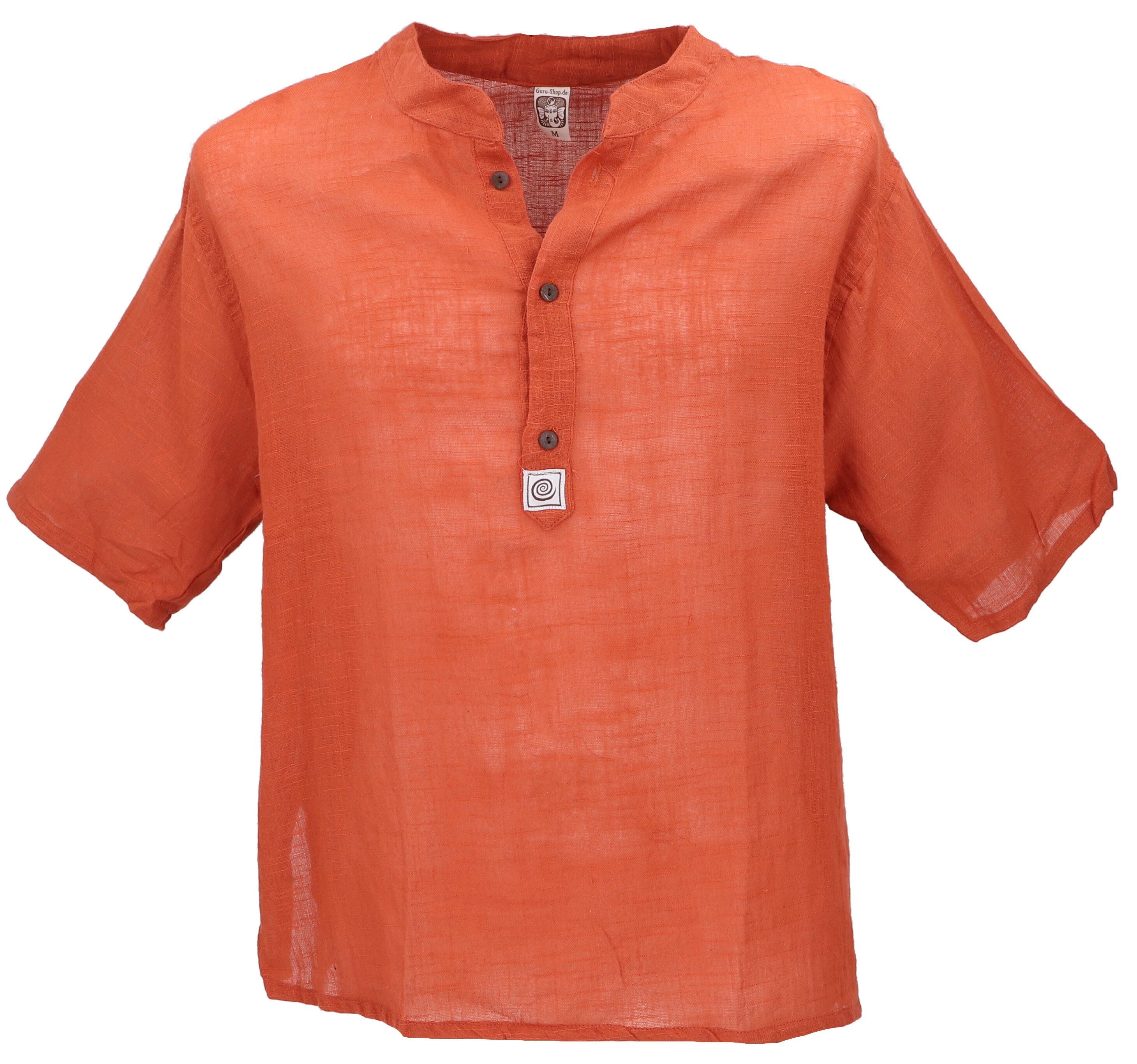 Hemd & Shirt Yoga Hemd, lässiges Baumwollhemd mit..