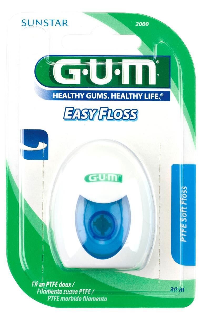 GUM Zahnseide 3x GUM Easy FLoss Zahnseide 30m