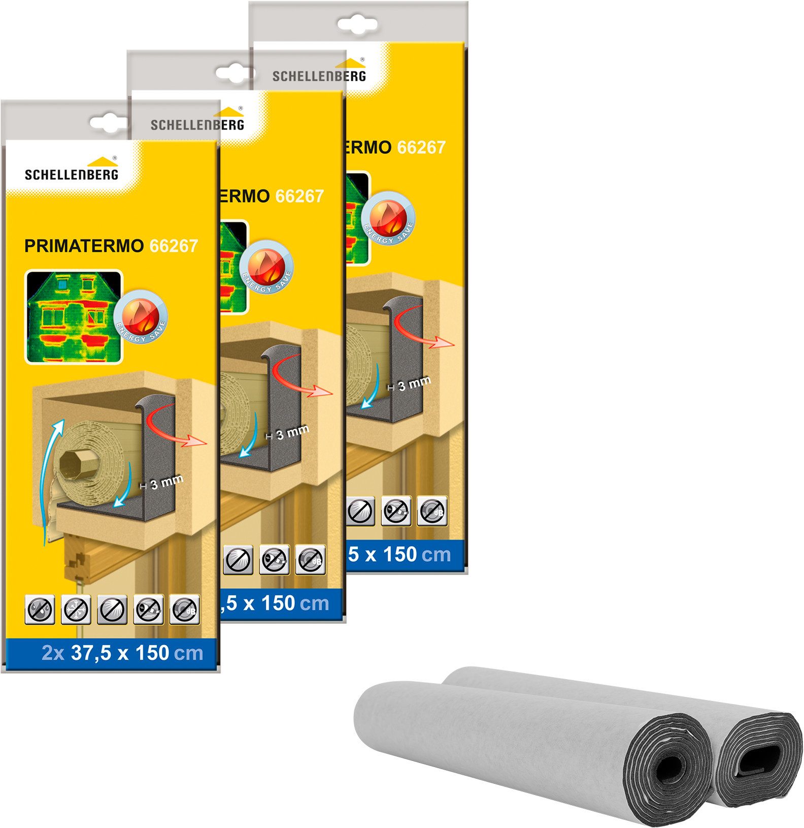 SCHELLENBERG Rollladenkastendämmung energiespar Isolierung für Rollladen, günstig online kaufen