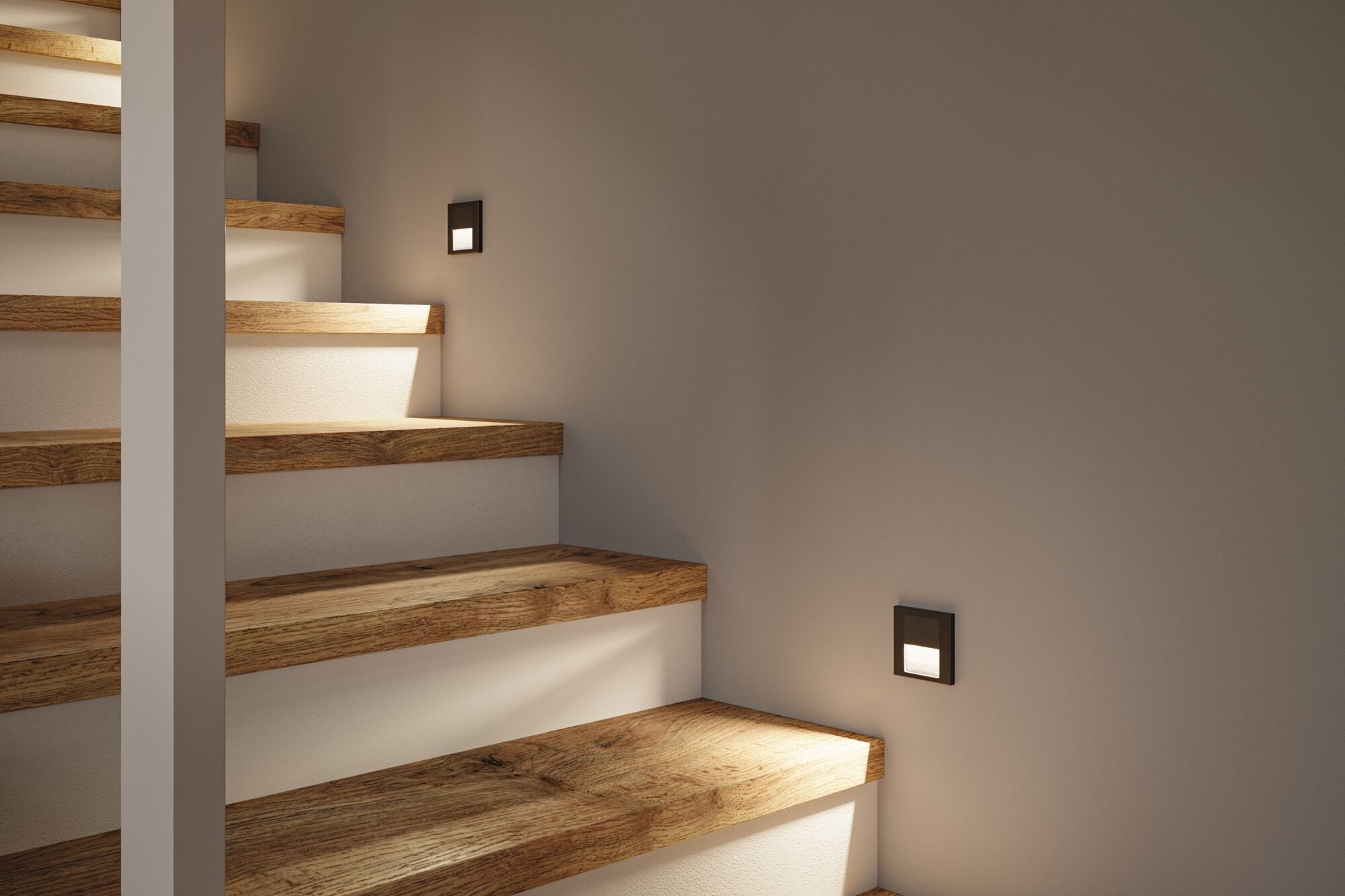 Paulmann LED Einbauleuchte LED Wandeinbauleuchte Tsaro eckig 80x36mm, LED f günstig online kaufen