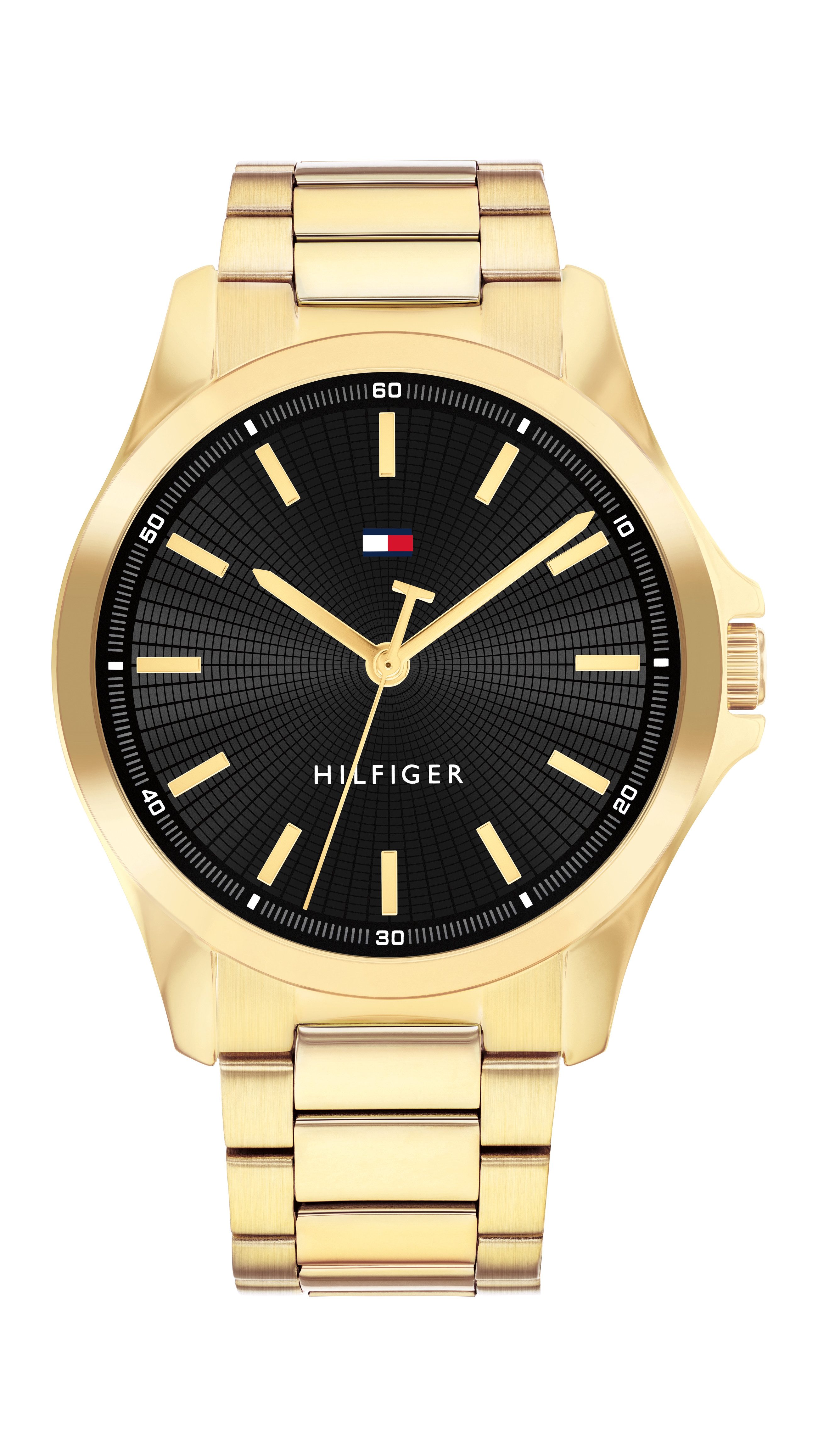 Tommy Hilfiger Quarzuhr BRUCE 1792241, Armbanduhr, Herrenuhr, Edelstahlarmb günstig online kaufen