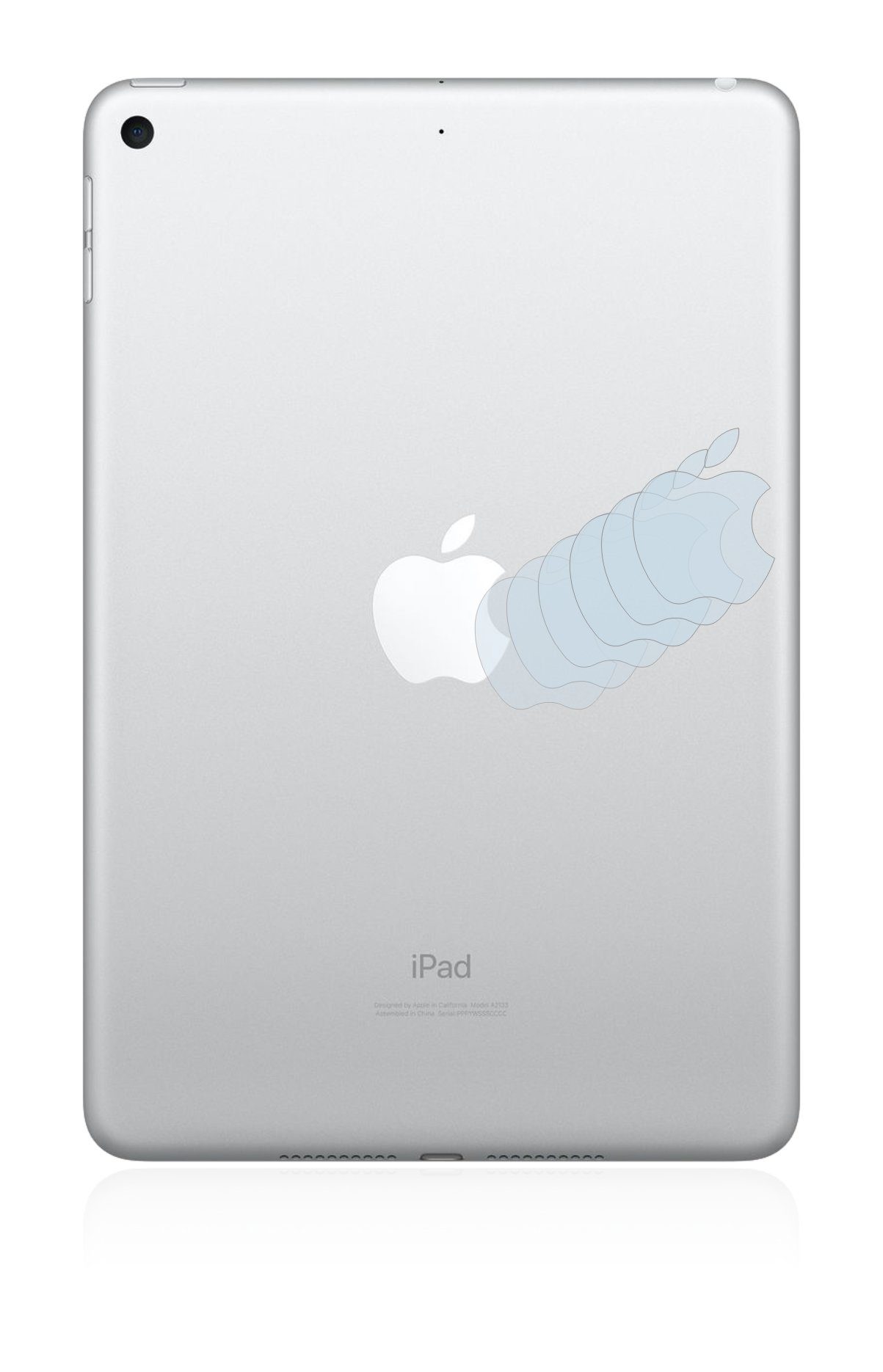 Savvies Schutzfolie für Apple iPad Mini 5 2019 (nur Logo, 5. Generation),  (6 Stück), Folie Schutzfolie klar