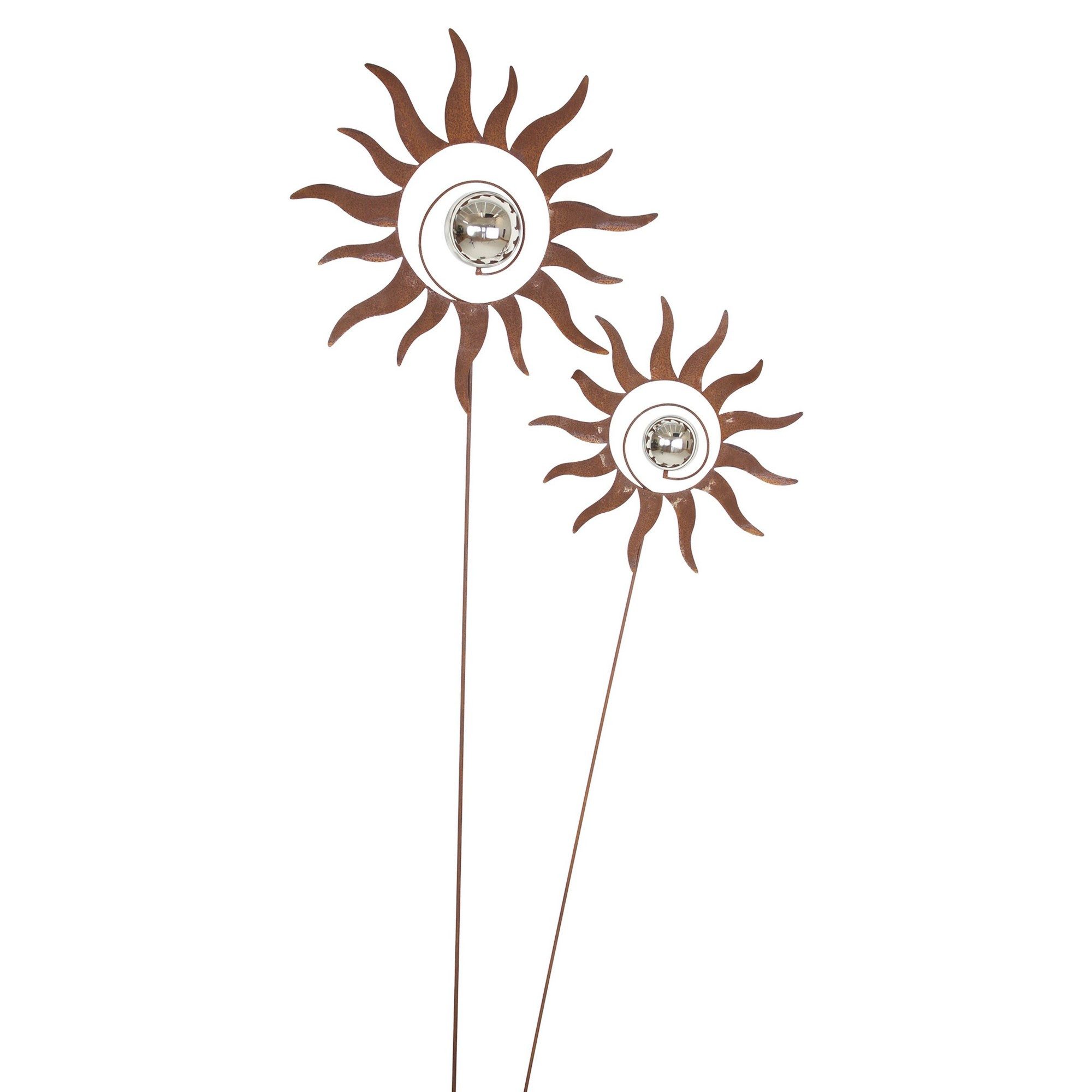 Frank Flechtwaren Gartenstecker Gartenstecker Kugelsonne 2er günstig online kaufen