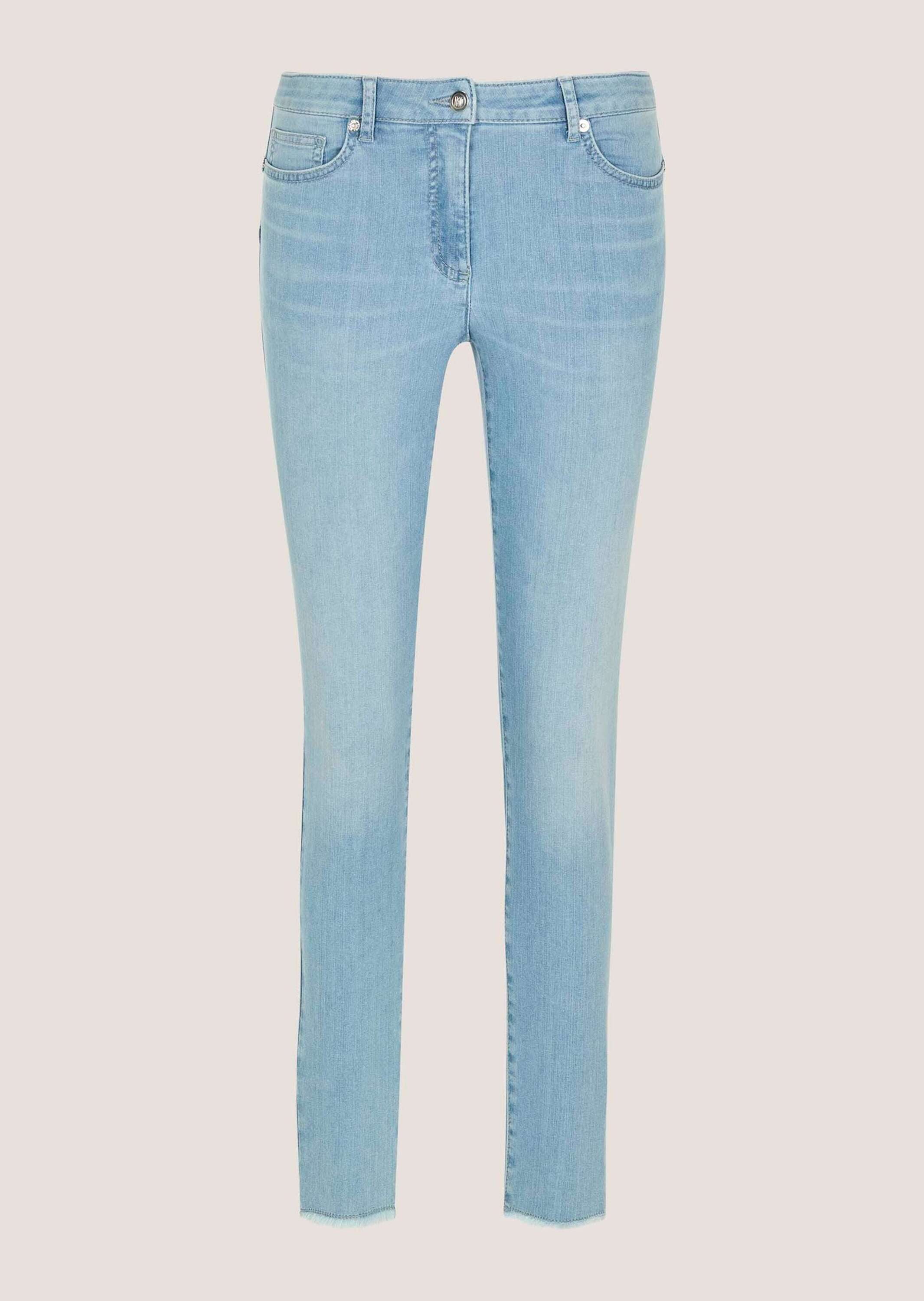 Gerade Jeans Kurzgröße: Skinnyjeans mit Formbund