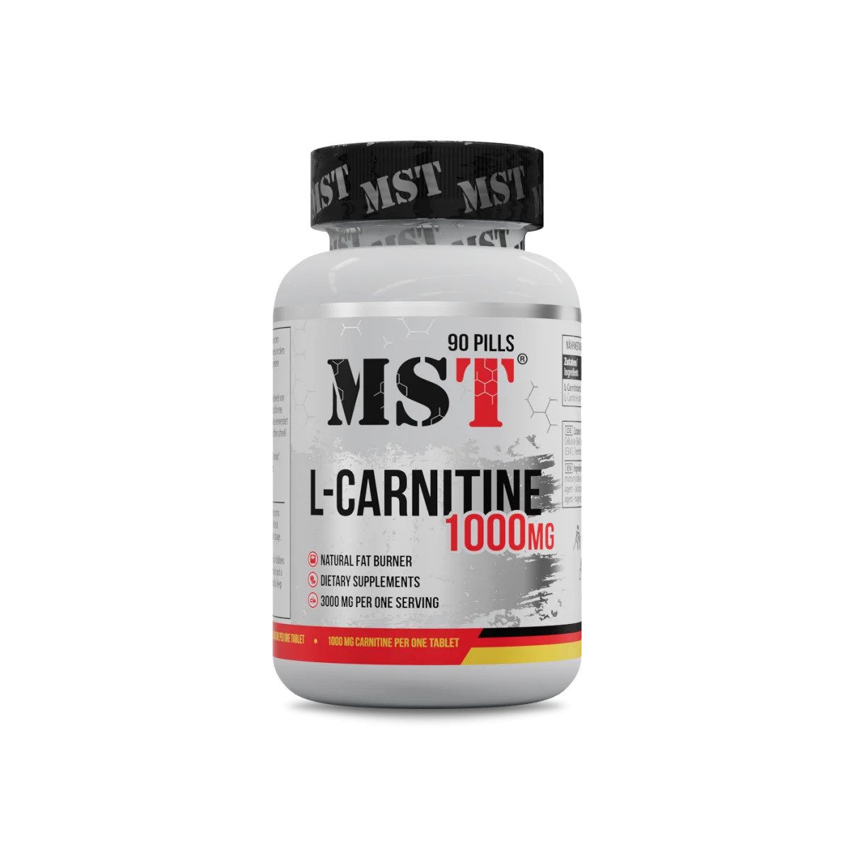 MST Nutrition L-Carnitine 1000 90 Tabl Tabletten, 200 g, Tabletten