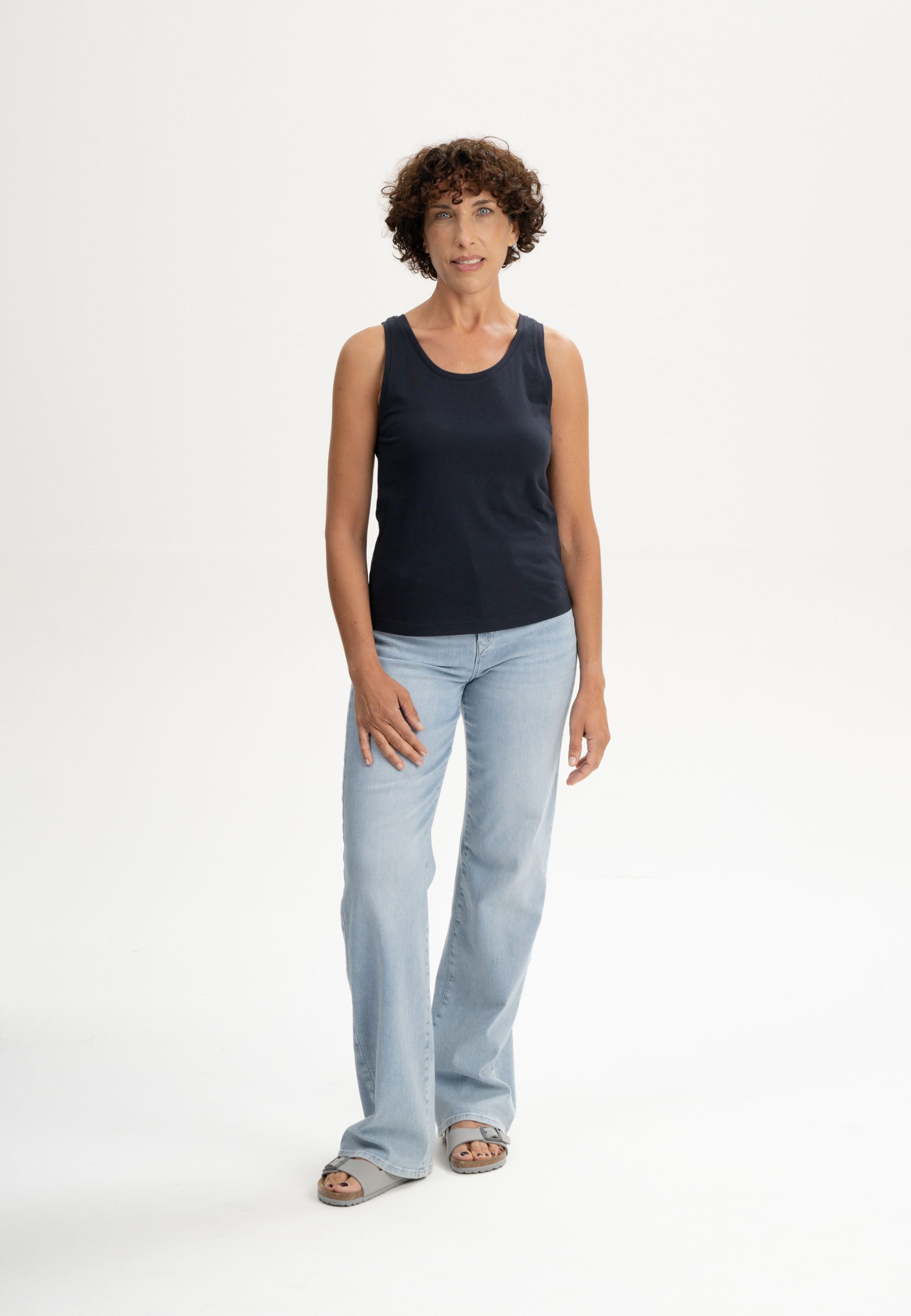 MELA Tanktop Tanktop Style VANITA Schmale Träger