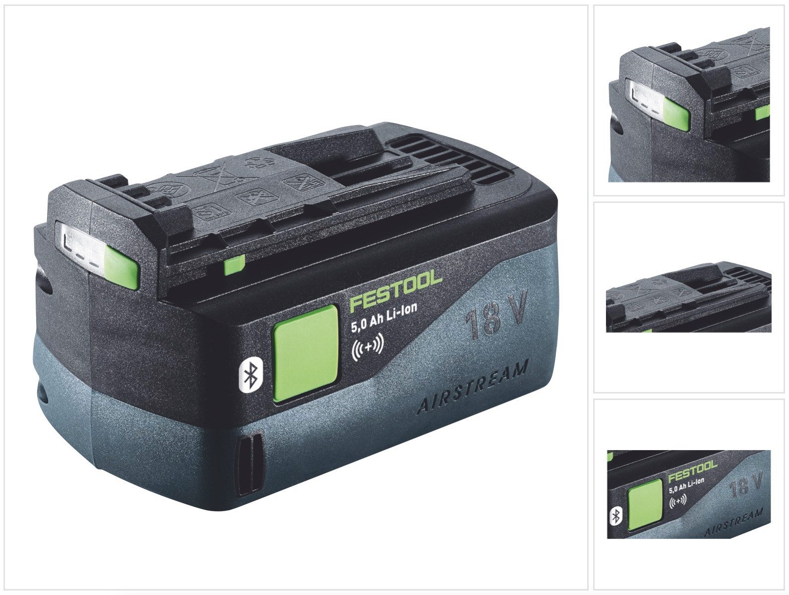 FESTOOL BP 18 Li 5,0 ASI Akku 18 V 5,0 Ah / 5000 mAh Li-Ion (577660) Blueto Akkupacks