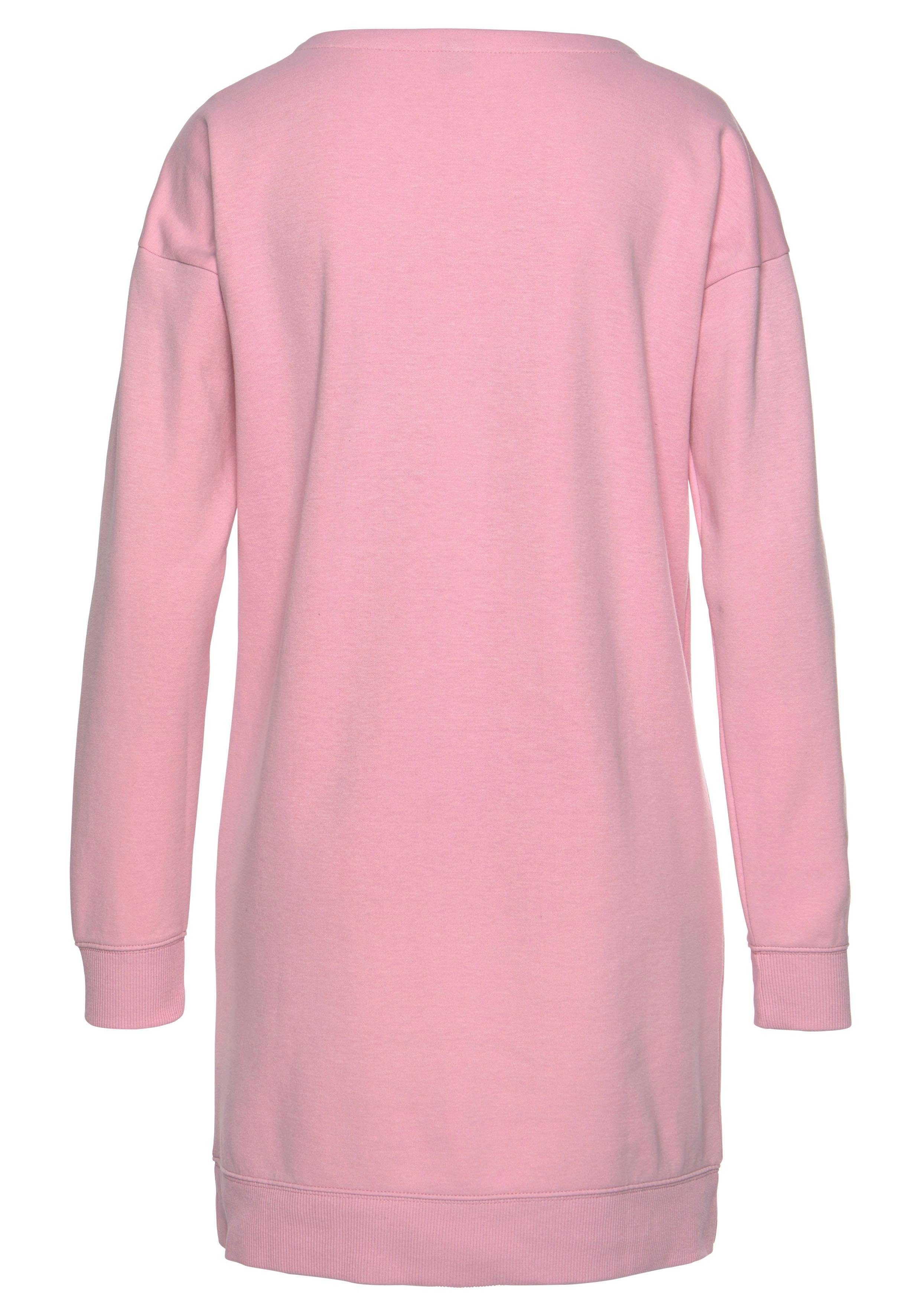 Bench. Loungewear Sweatkleid mit seitlichem Logoprint, Loungewear