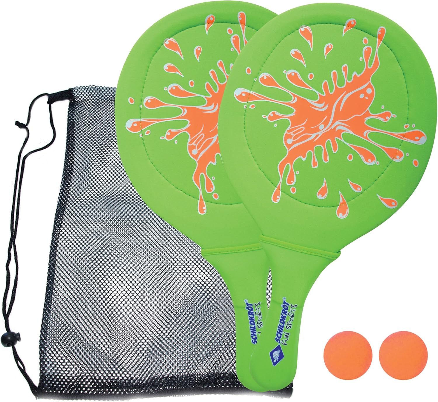 Beachballschläger Neopren Beachball Set Grün, Outdoor Strand Funsport Set Beachball
