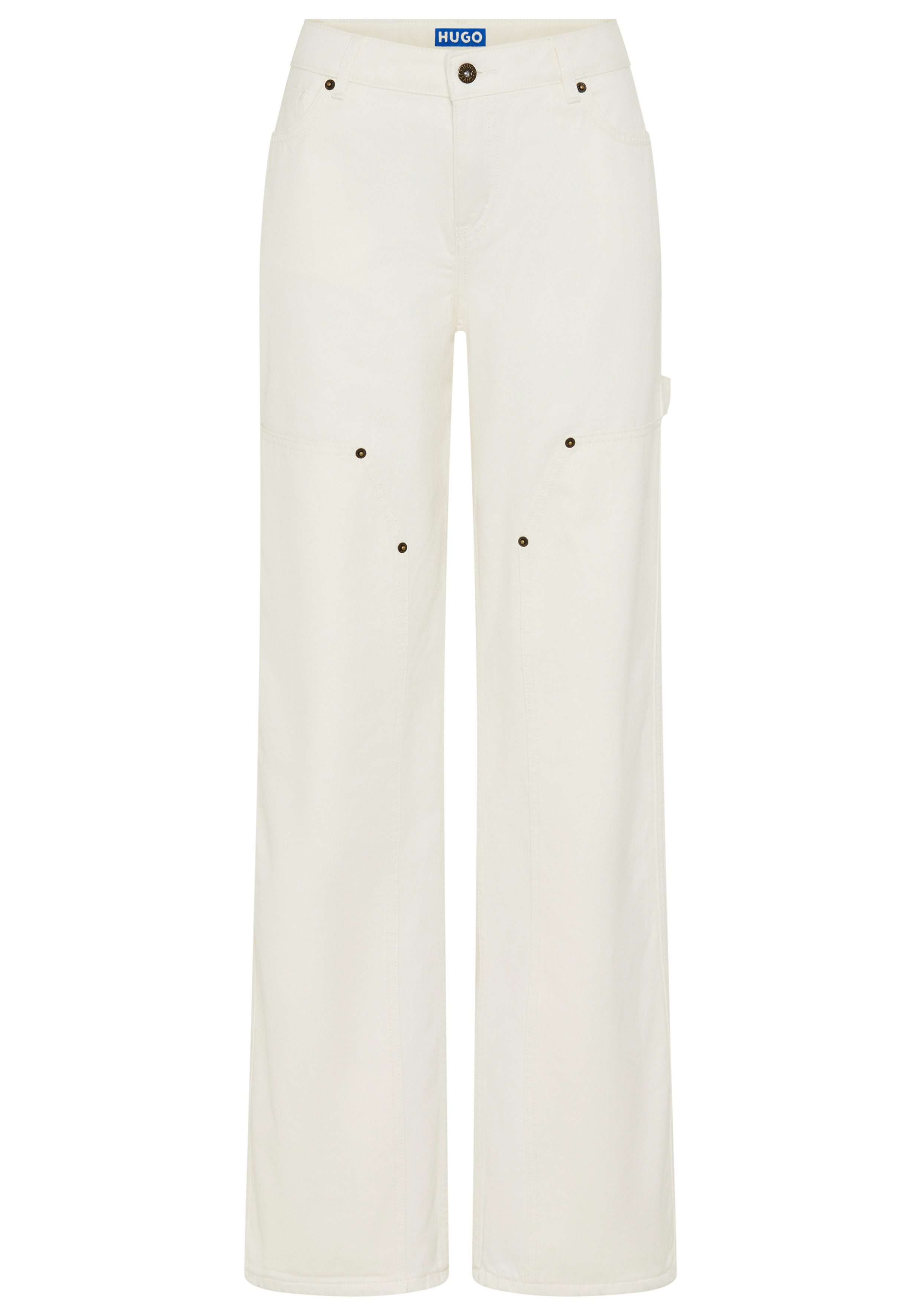 HUGO Blue Weite Jeans Gamala Mid Rise, Baggy