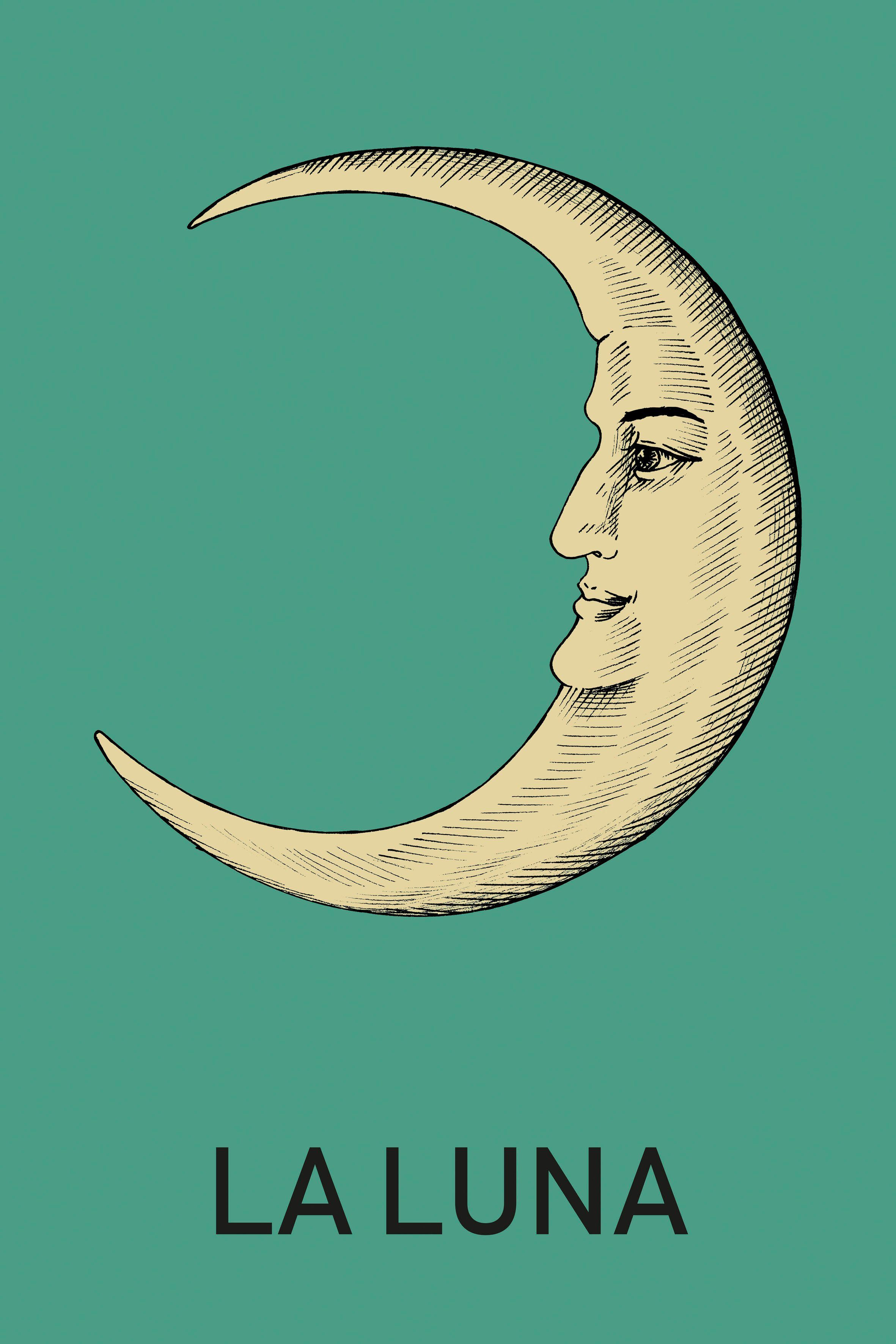 Leinwandbild Der Mond