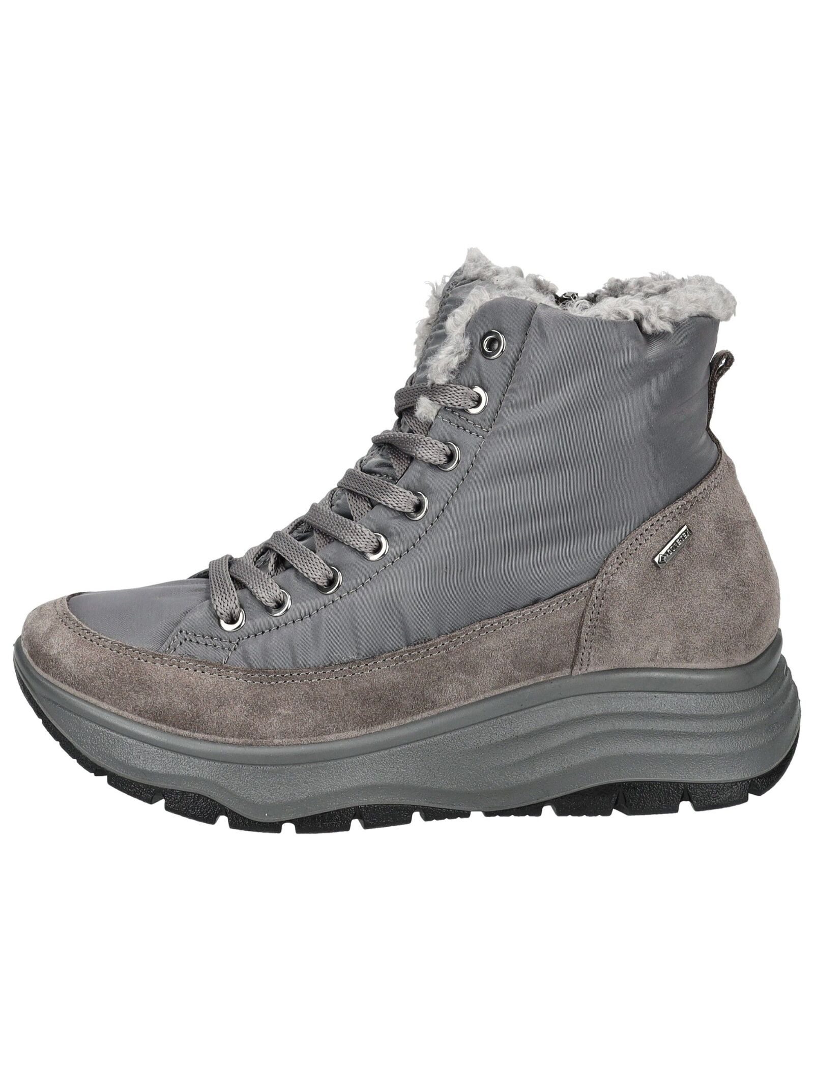 IGI & CO Stiefelette Nubukleder/Textil . Schnürstiefelette