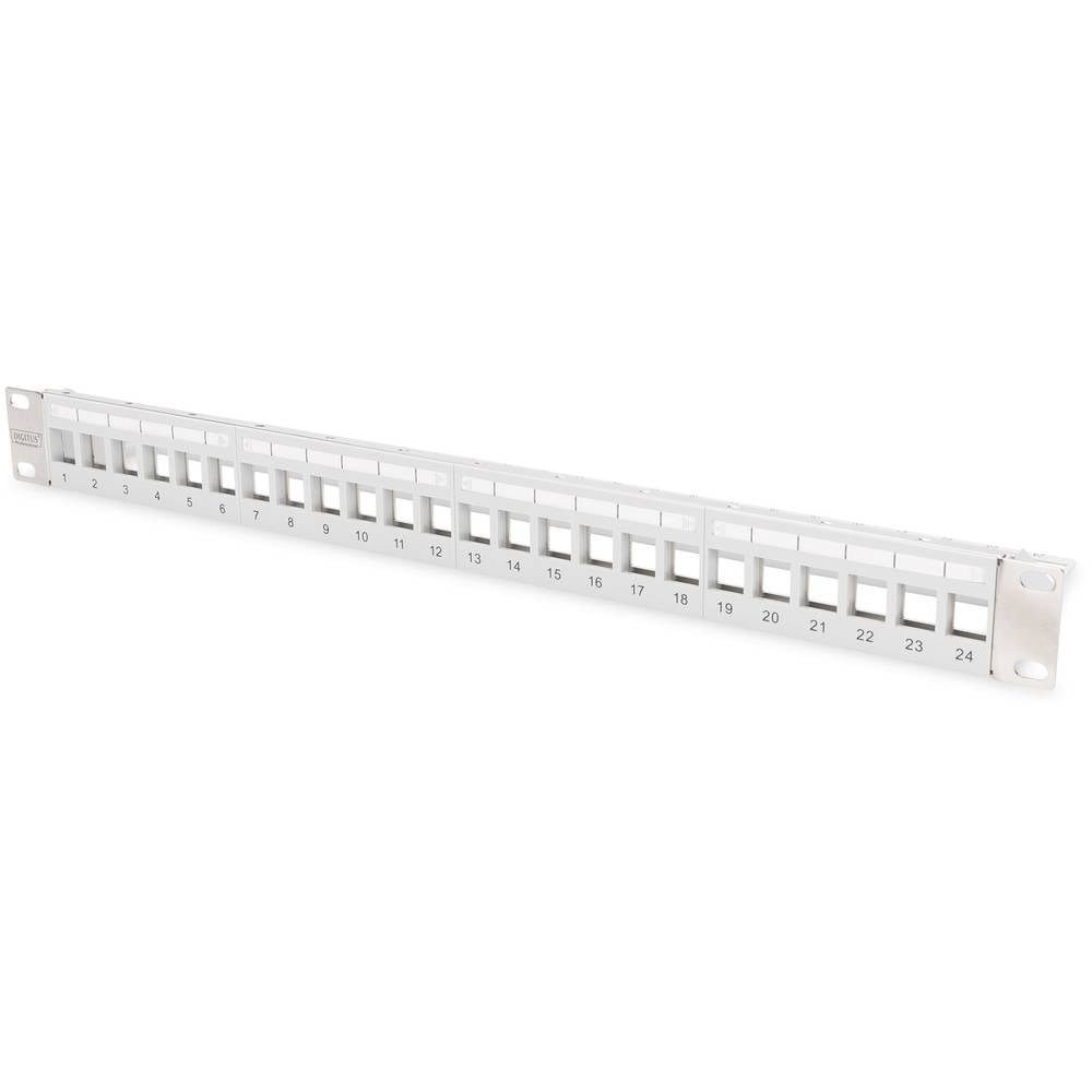 19″ Modular Patch Panel, 24-Port, 1HE, Netzwerk-Patch-Panel