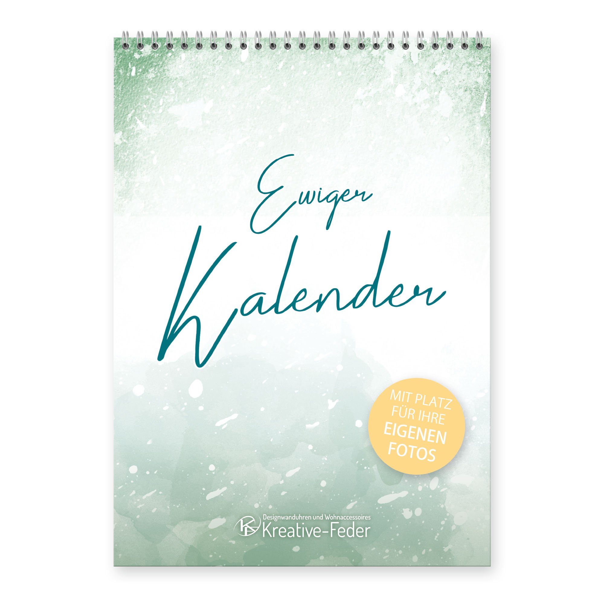 Kreative Feder ewige Kalender Ewiger Kalender DIN A4 jahresunabhängig 