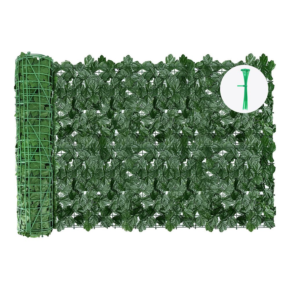 Kunsthecke Green Leaf-Sichtschutz Balkon Sichtschutz Blätterzaun günstig online kaufen