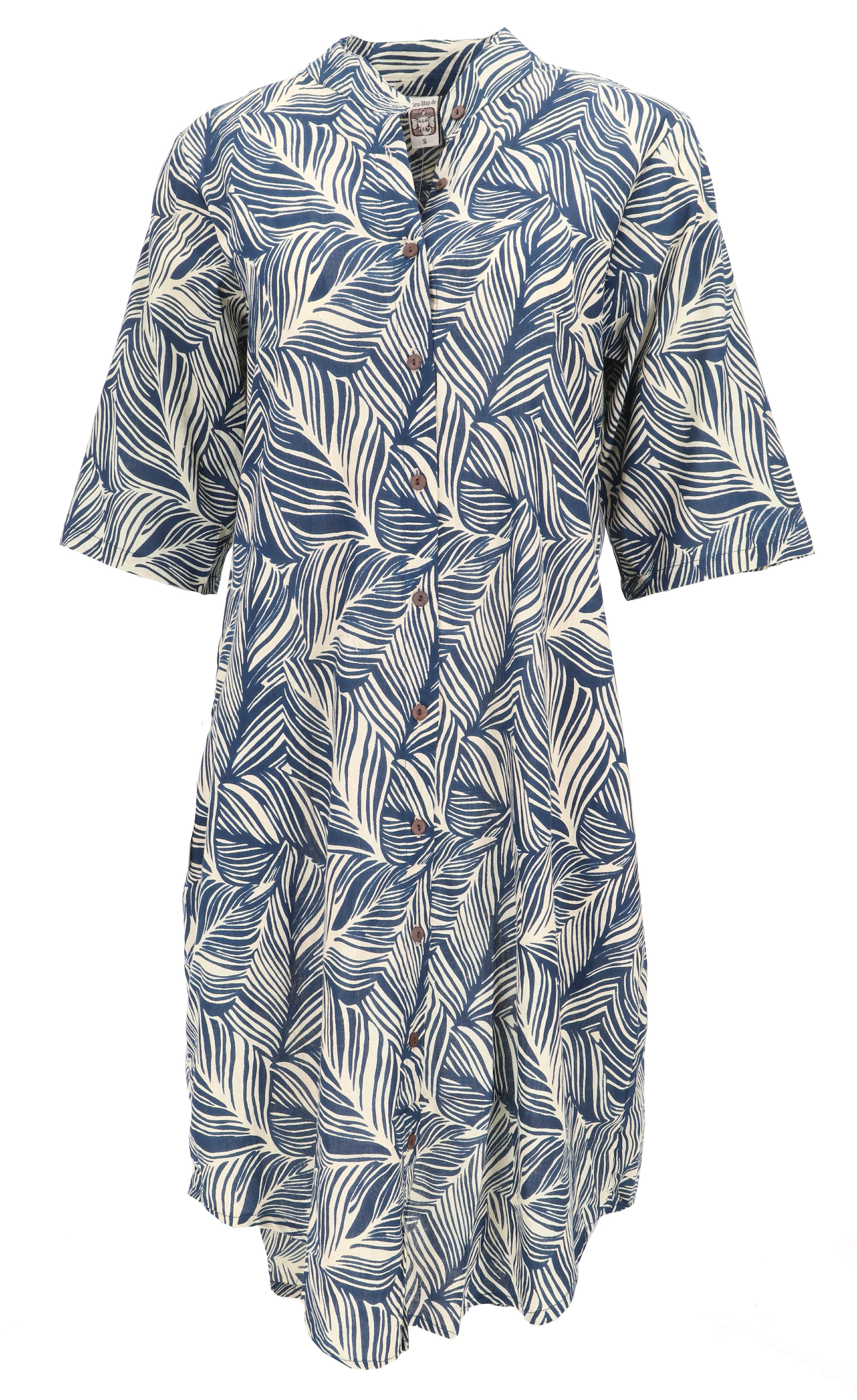 Guru-Shop Midikleid Boho Hemdkleid, lange Tunika günstig online kaufen