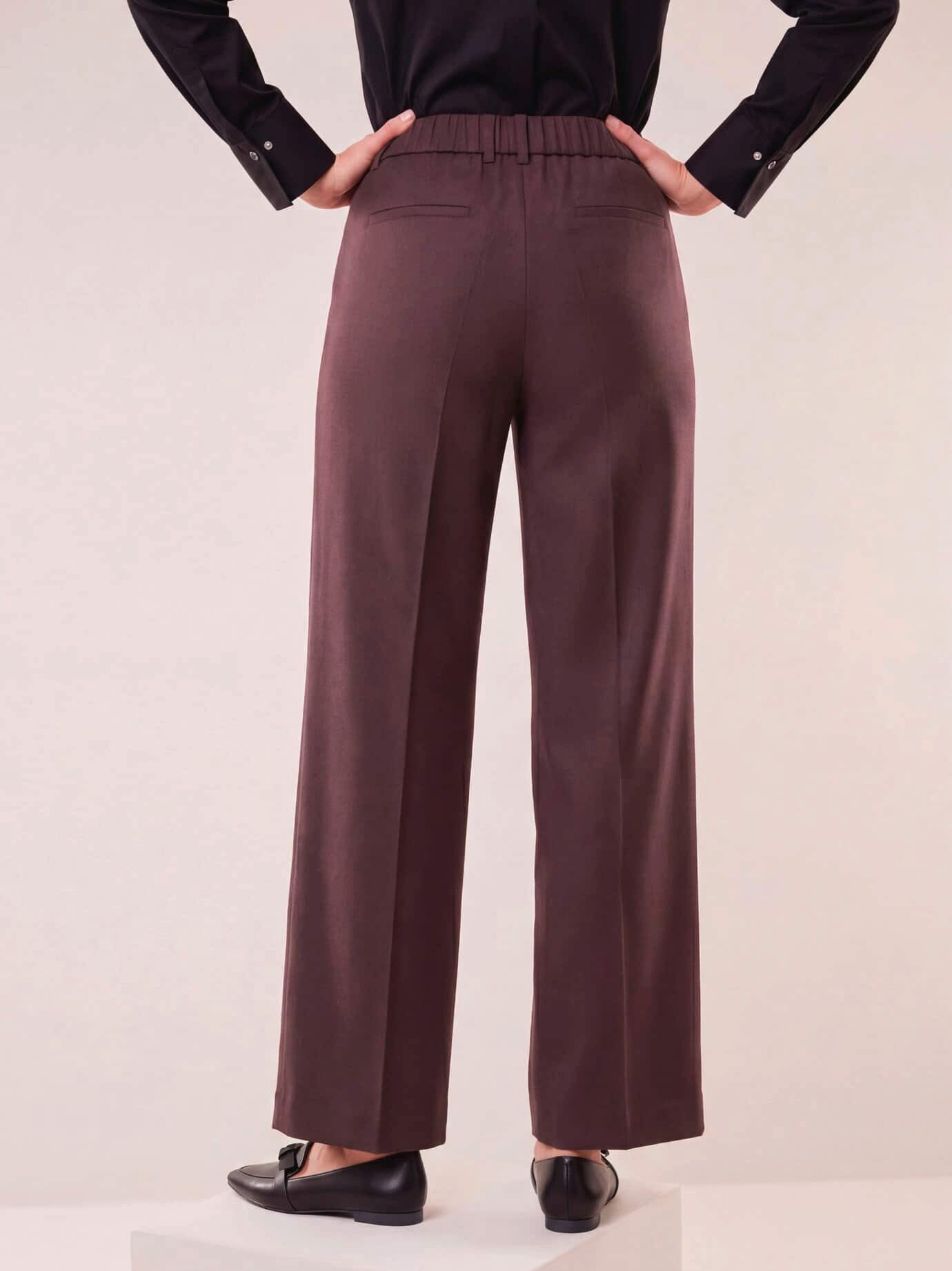 Walbusch Marlene-Hose Damen Marlene Hose aus Premium Flanell Regular fit, modern