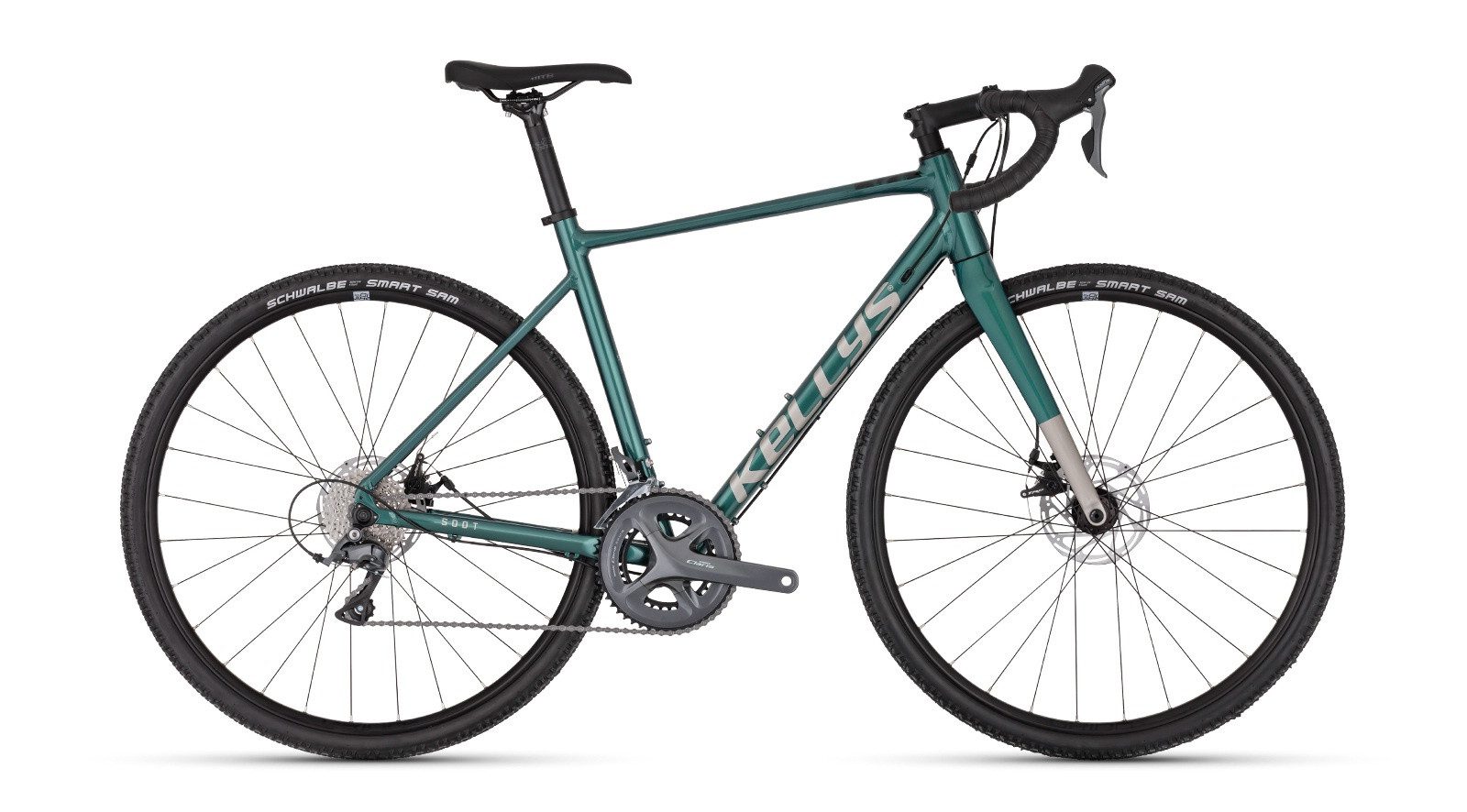 Kellys Gravelbike Gravelbike Soot X30 Emerald green 28" Diamant, 16 Gang Shimano SHIMANO Claris R2000 (direct mount) Schaltwerk
