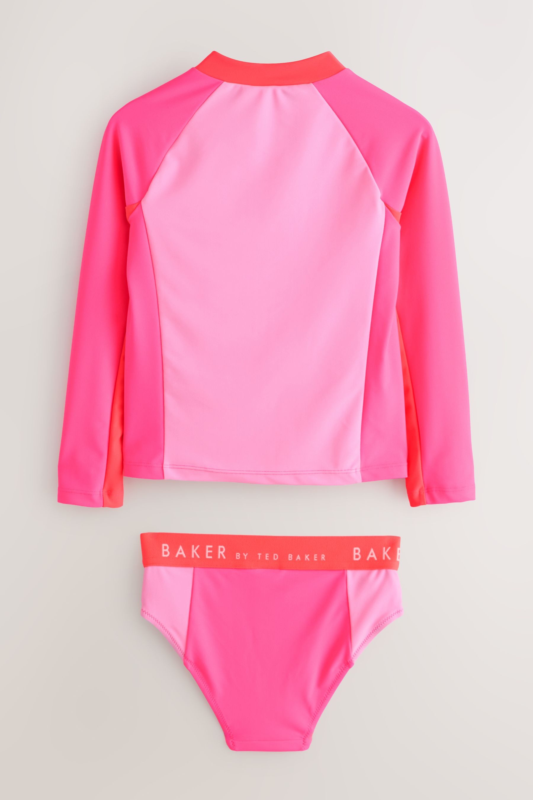 Baker by Ted Baker Rash Guard Baker by Ted Baker Trägertop + Bikini, 3er Set (3-tlg)