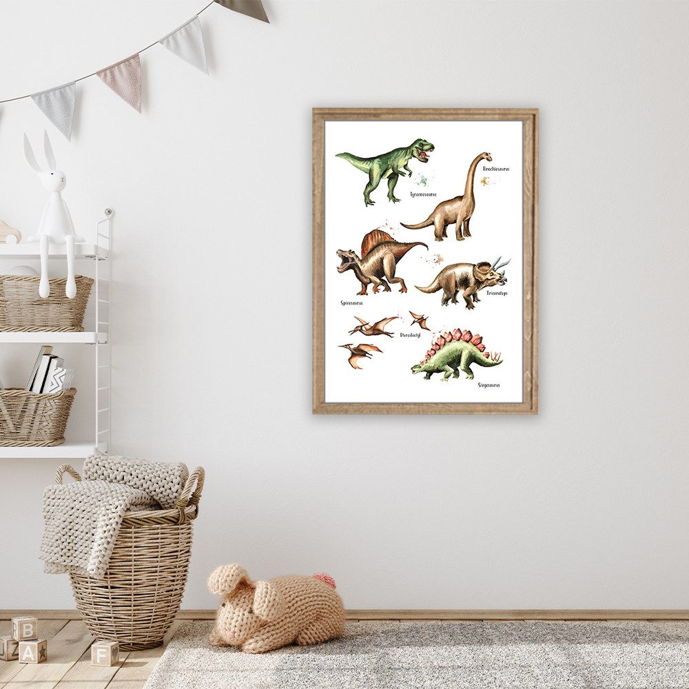 MeinBaby123® Poster Dinosaurier Poster, Dinosaurier Bilder, günstig online kaufen