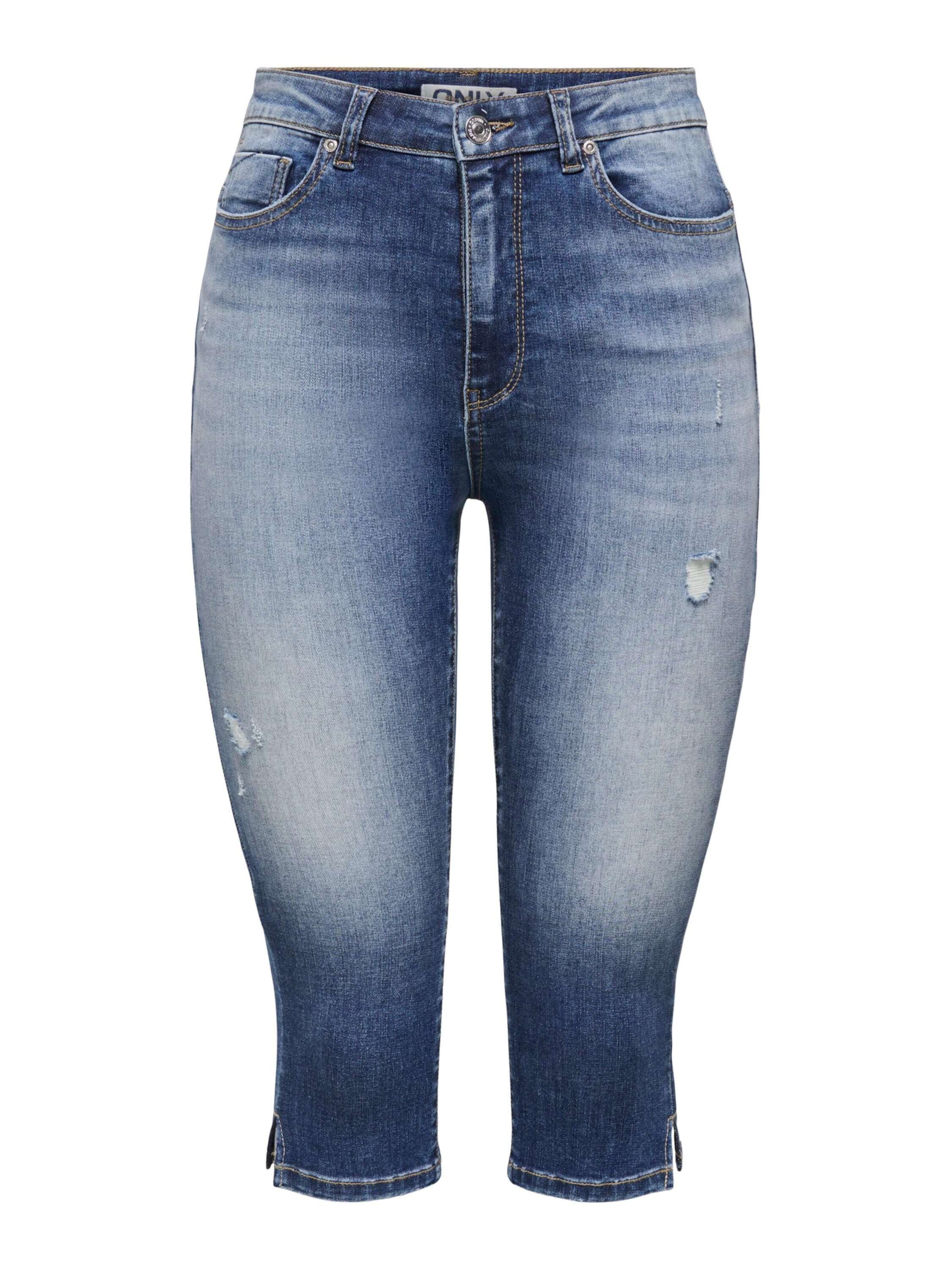 Caprijeans ONLWAUW MID CAPRI SLIT DES DNM BOX