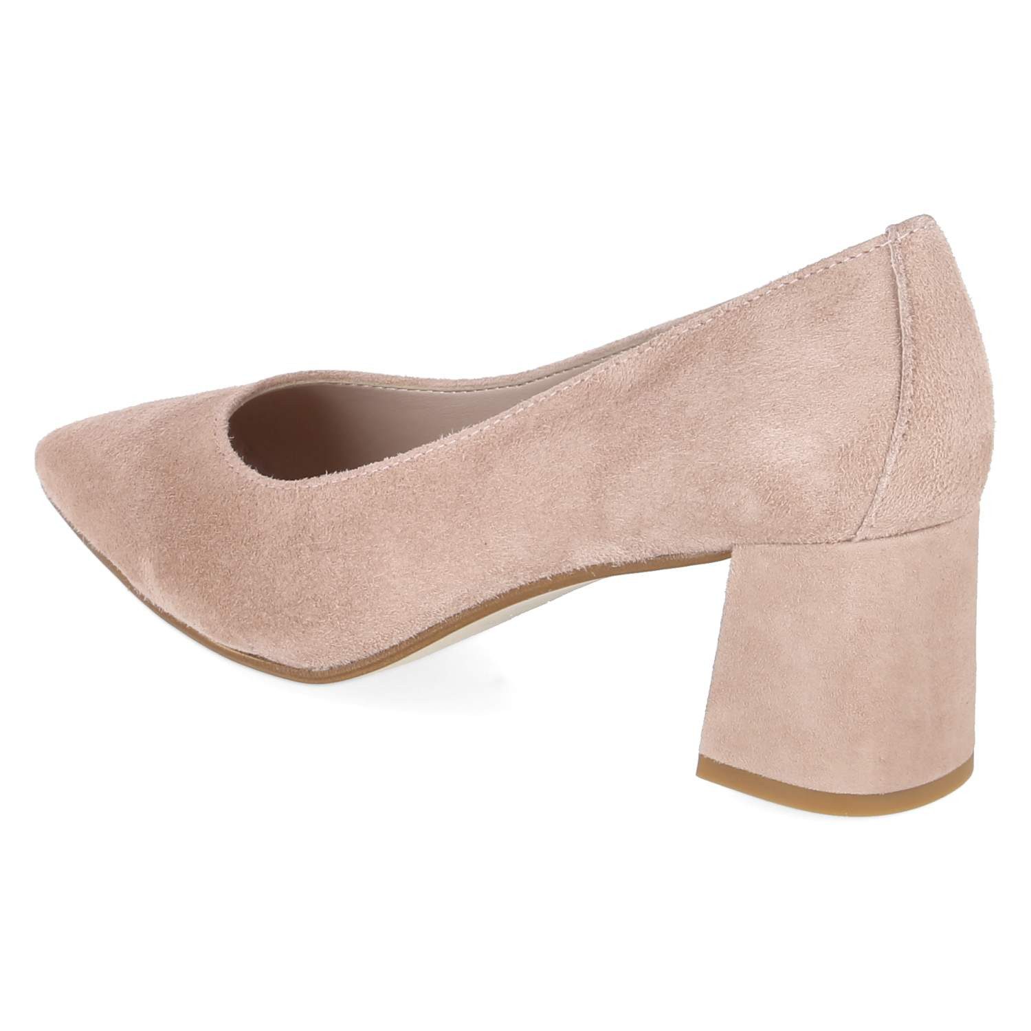 Kaerlek Kaerlek K131 DESERTO Damen Rauleder beige Keilpumps
