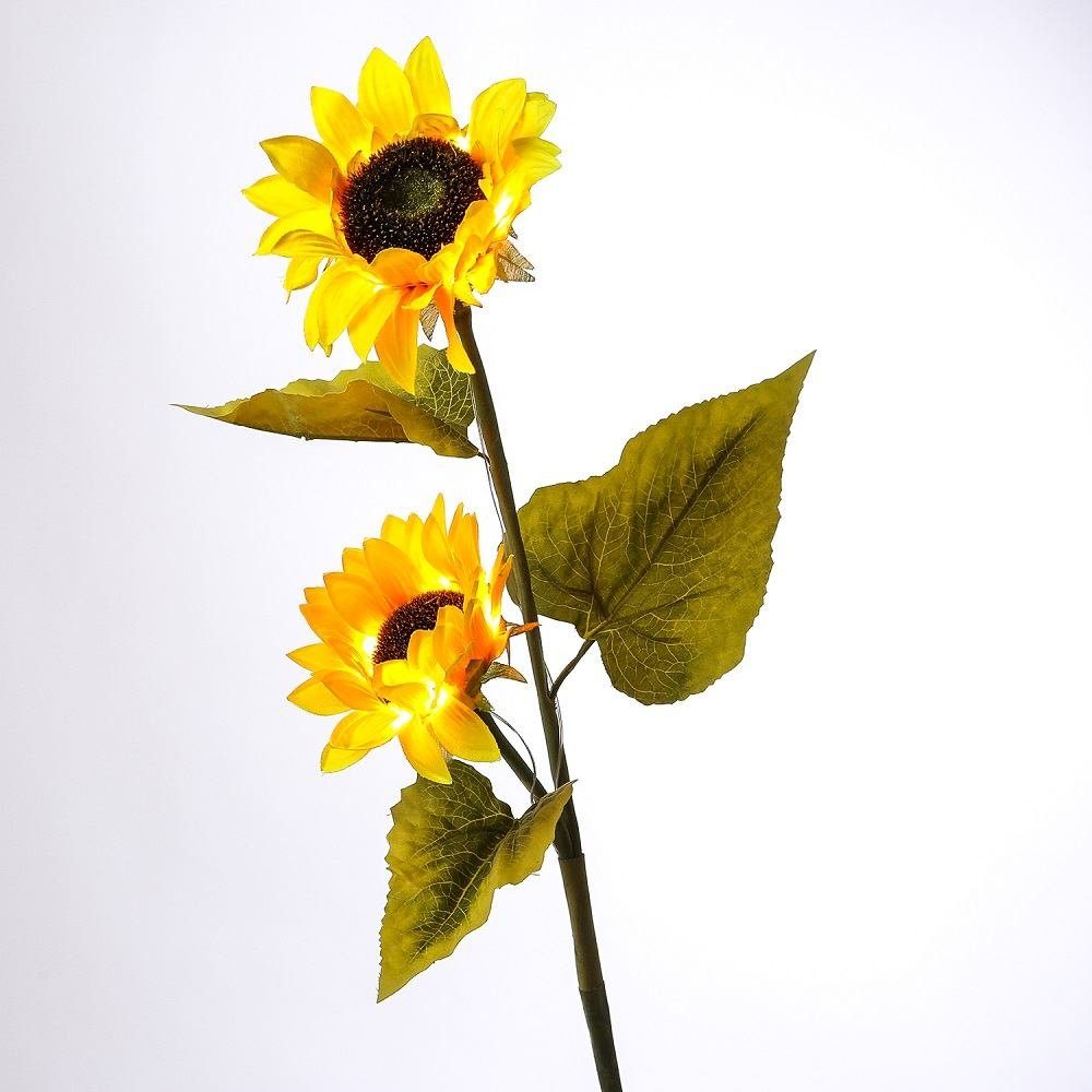 Sonnenblume LED LED Seasonals "Sunny" gelbe Solarstab Solarleuchte 1032