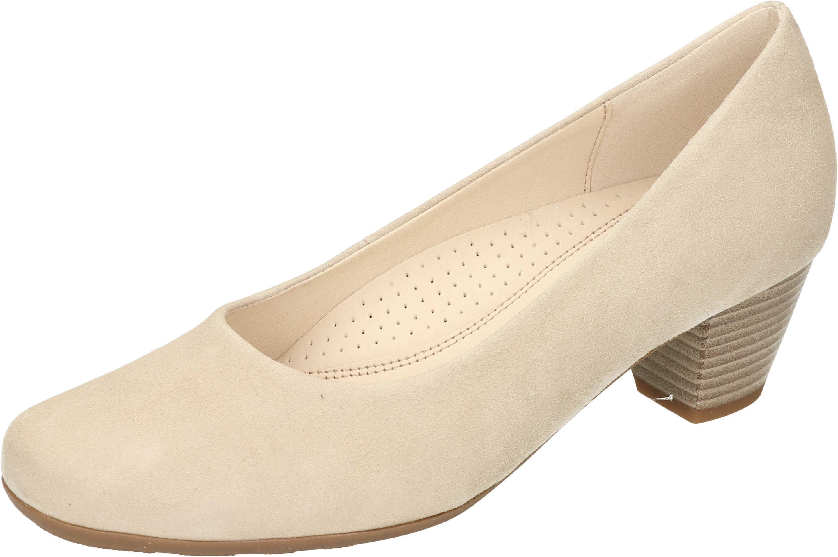 Pumps aus (oak) echtem Pumps Gabor Beige Leder