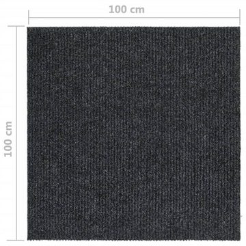 Teppich Schmutzfangläufer 100x100 cm Anthrazit, vidaXL, Quadrat