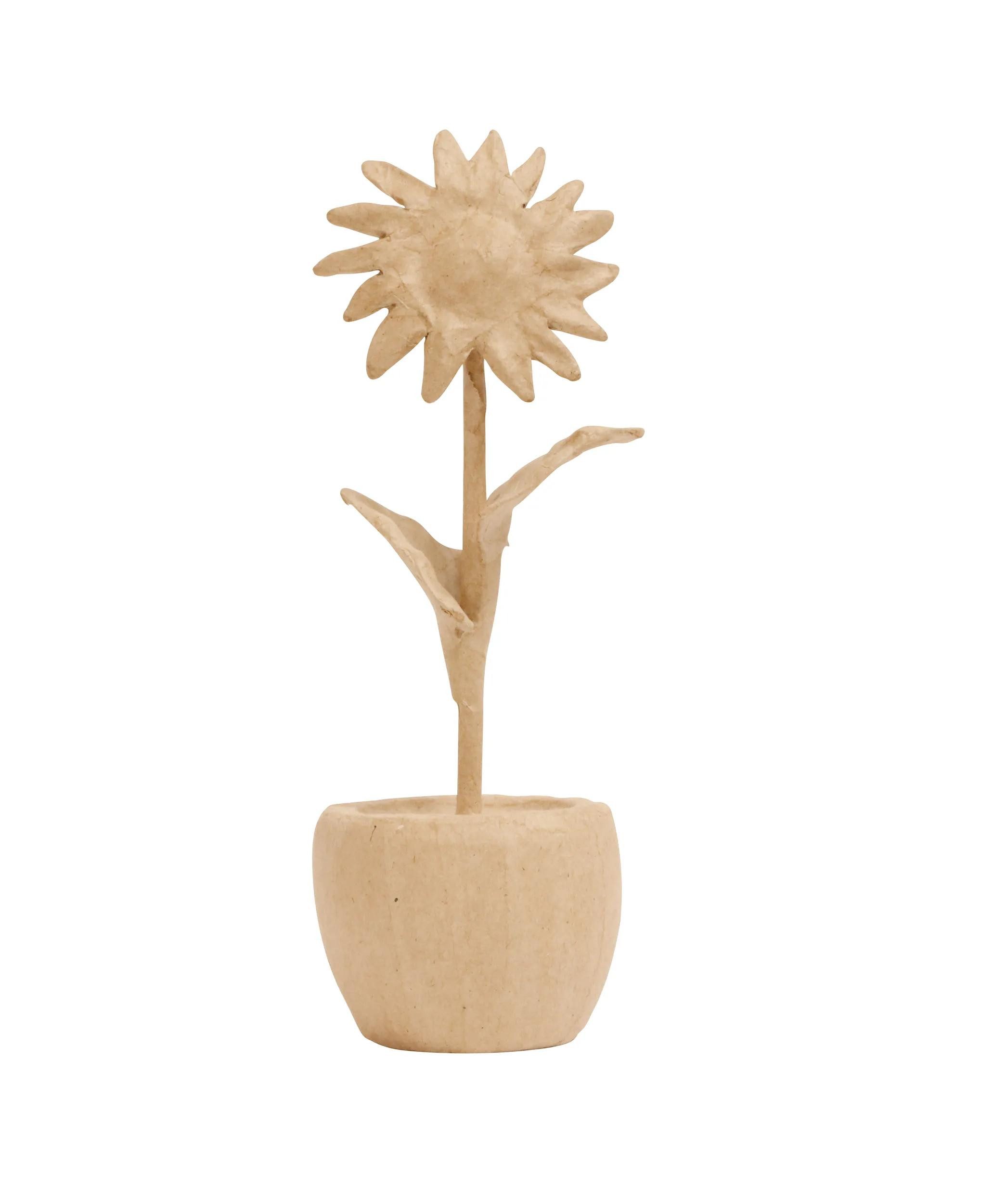 CLAIREFONTAINE Papierdekoration Sonnenblume im Topf HD103C, Pflanze
