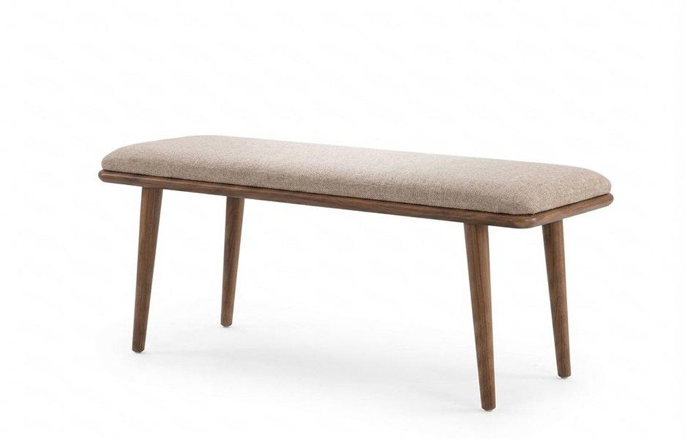 Xlmoebel Bank Beige Küchenbank im modernen Stil – bequem und geräumig für 2 (Küchenbank für 2 Personen), Made in Europa