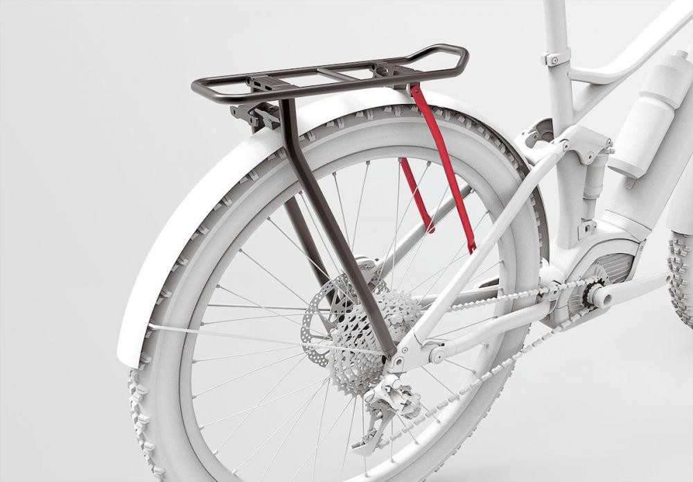 Centurion Fahrrad-Gepäckträger Centurion Zusatzstreben-Set Racktime (2 Stück) - 306 mm, Schwarz