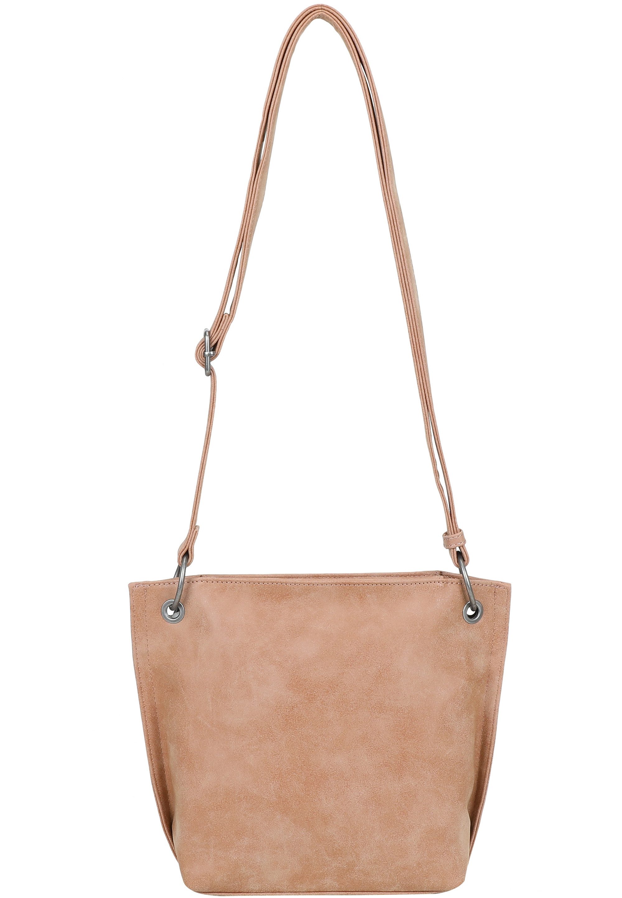 Fritzi aus Preußen Schultertasche Fritzi03 Limited Happy Flocked Jive Soft Berry, mit moderner Flockung