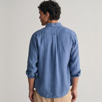 Gant Leinenhemd 3240120 Herren Hemd Regular Untucked